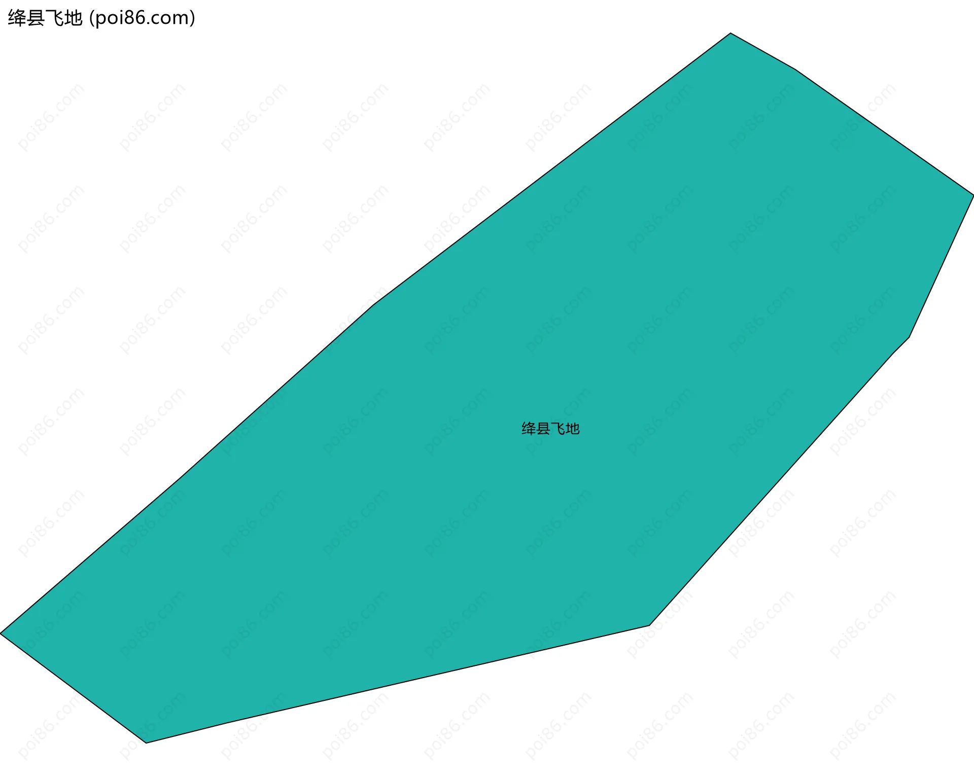 绛县飞地边界地图