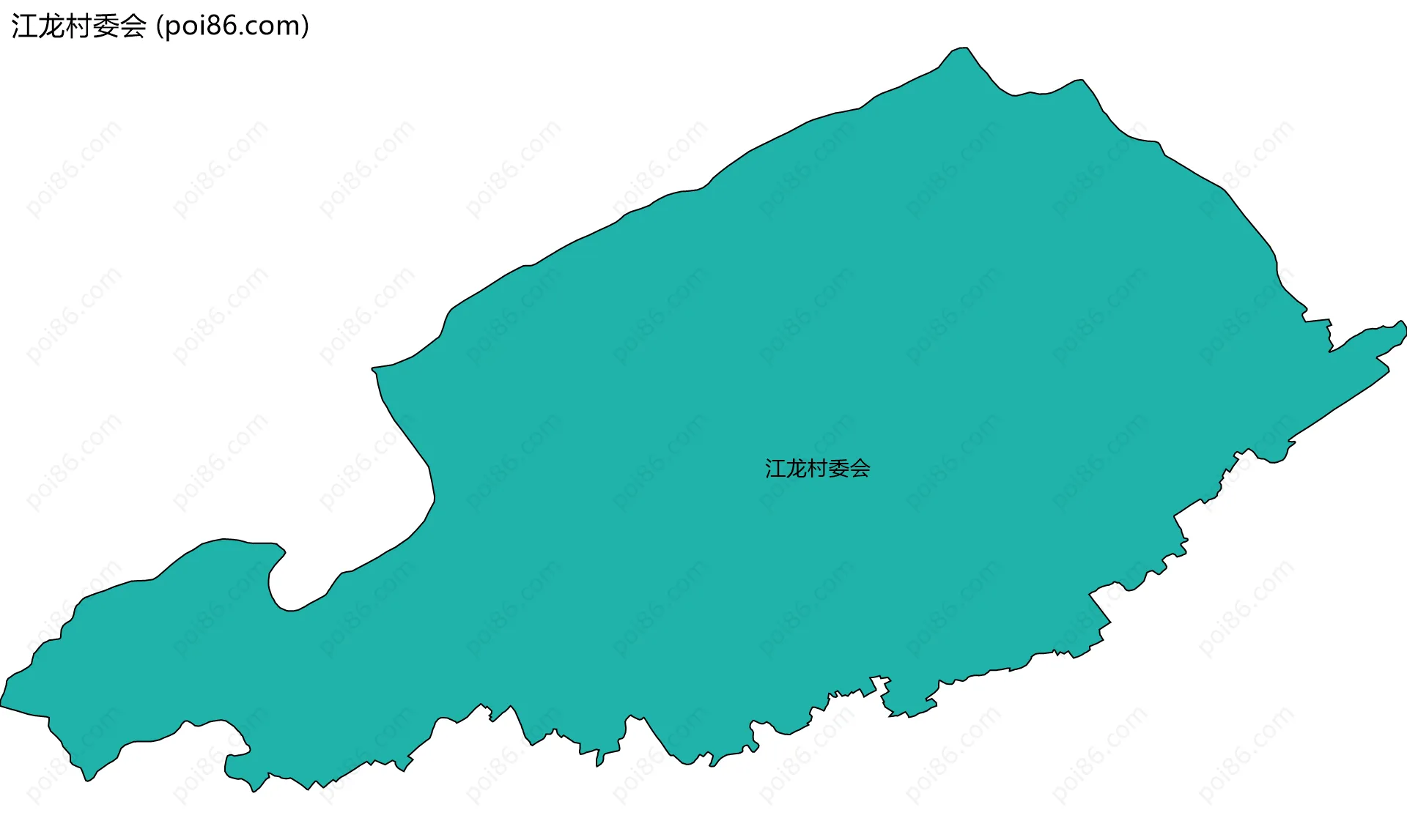 江龙村委会边界地图