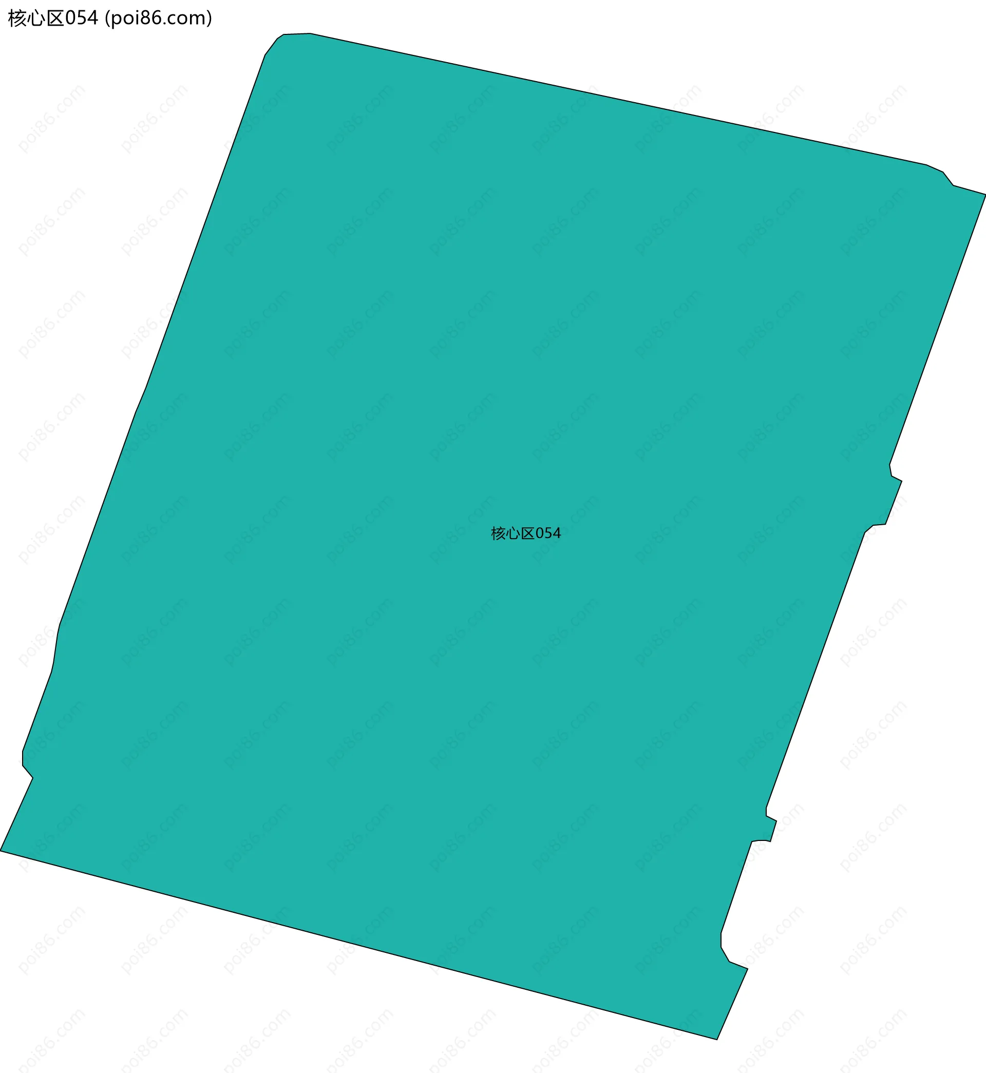 核心区054边界地图