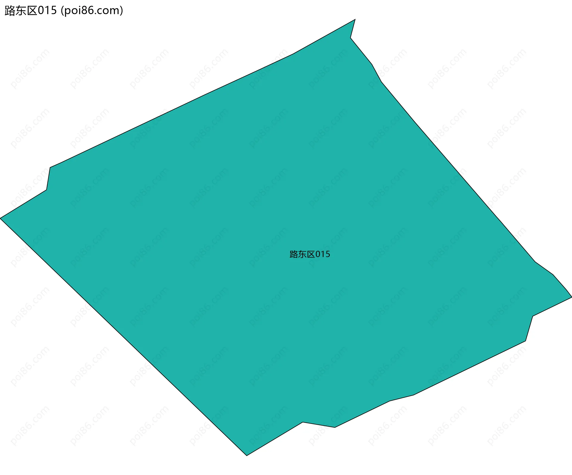 路东区015边界地图