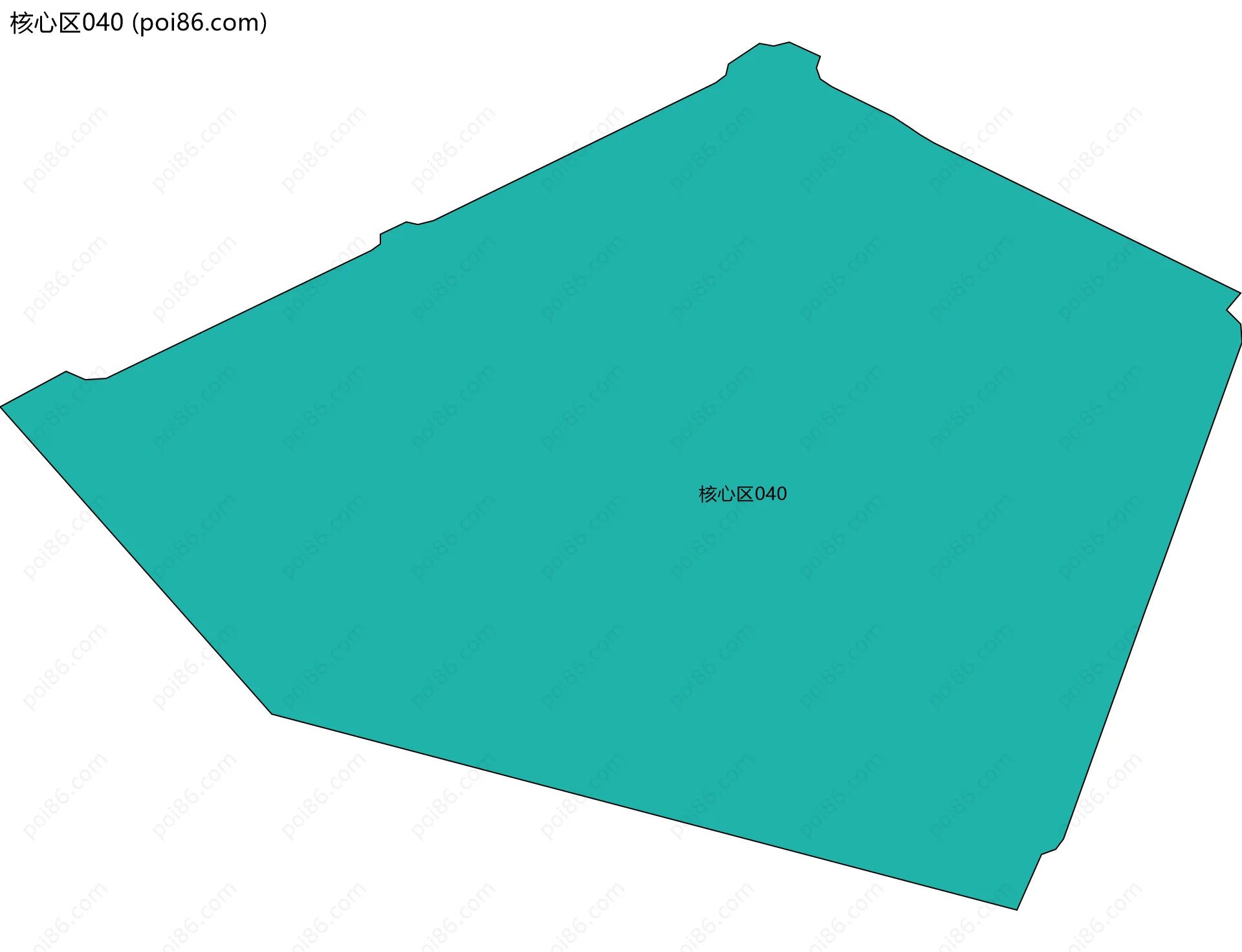 核心区040边界地图