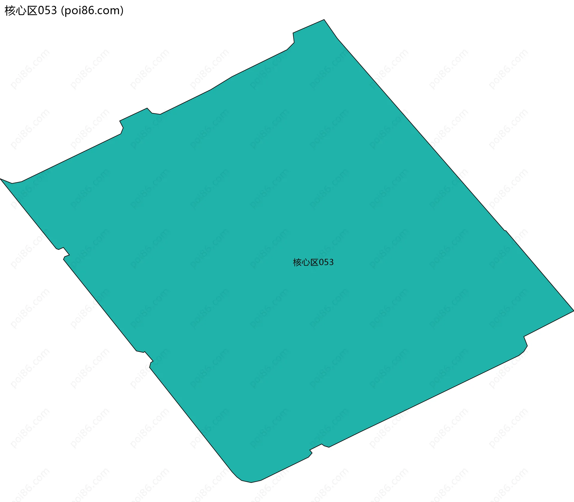 核心区053边界地图