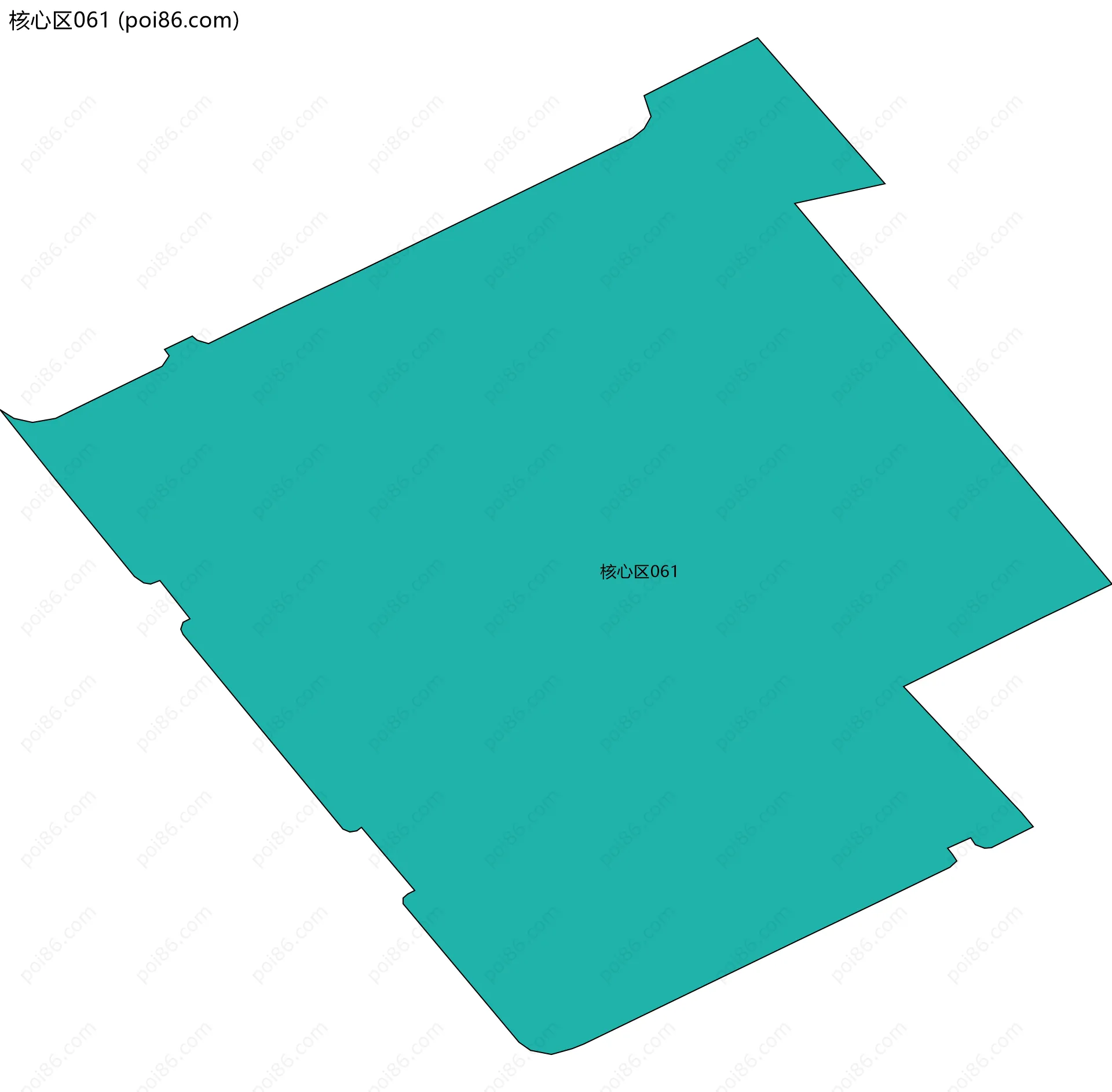 核心区061边界地图