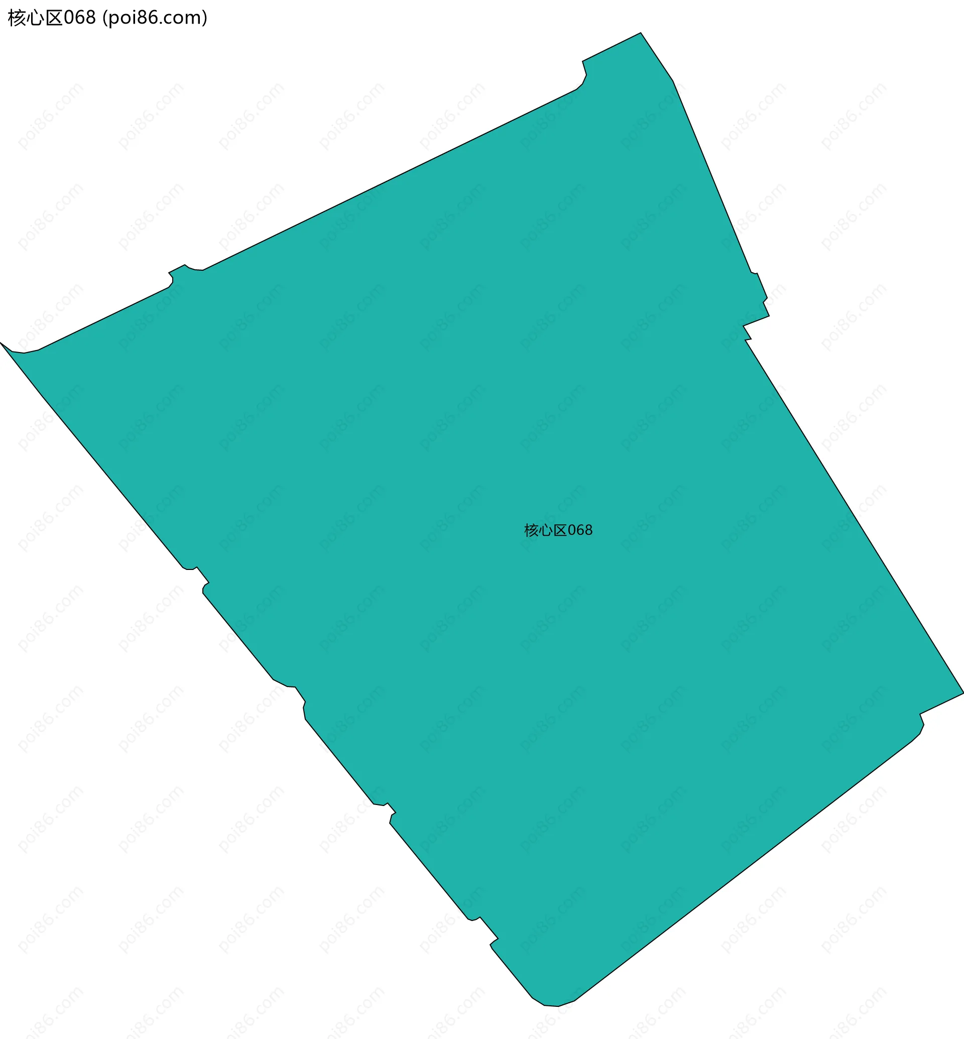 核心区068边界地图