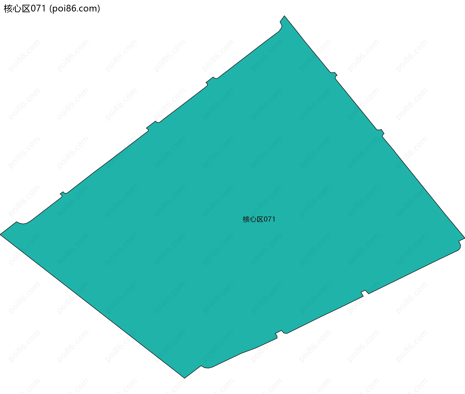 核心区071边界地图