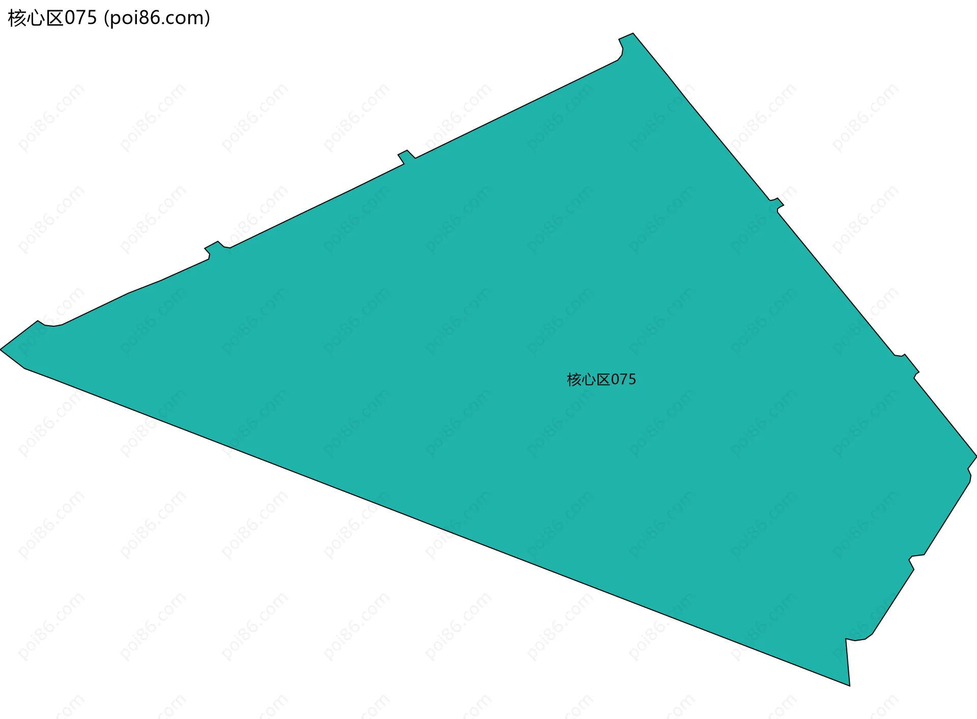 核心区075边界地图