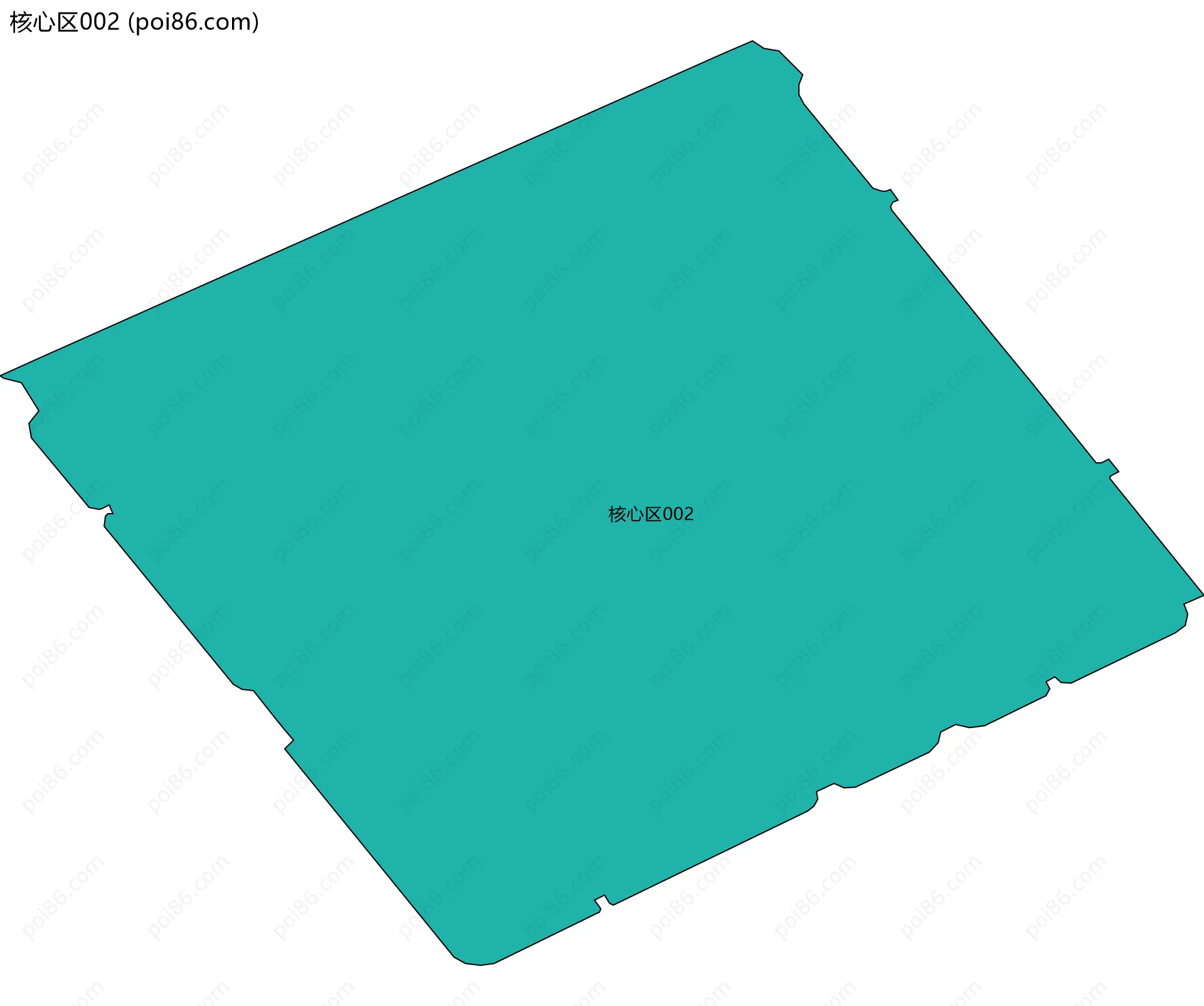 核心区002边界地图