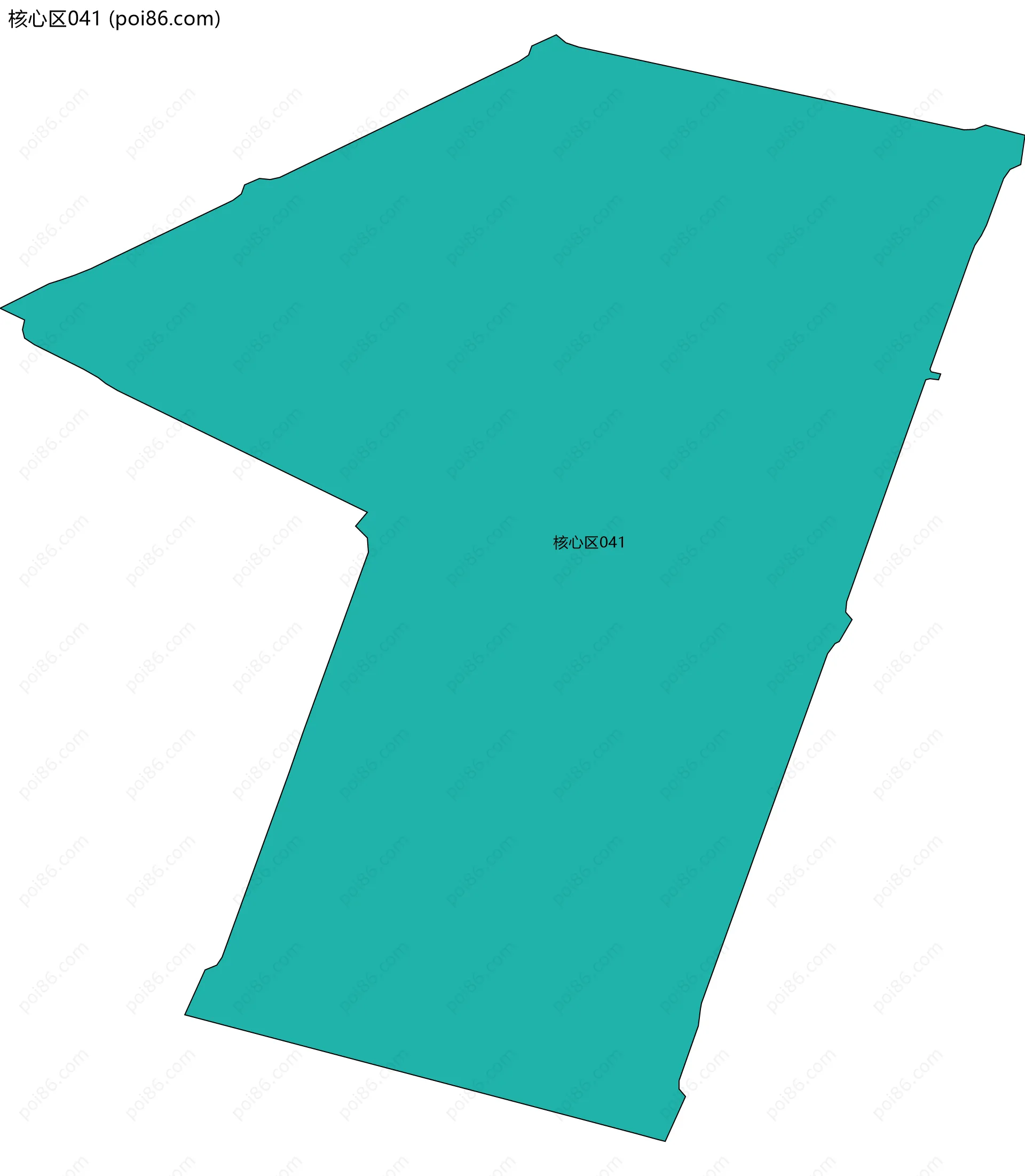 核心区041边界地图