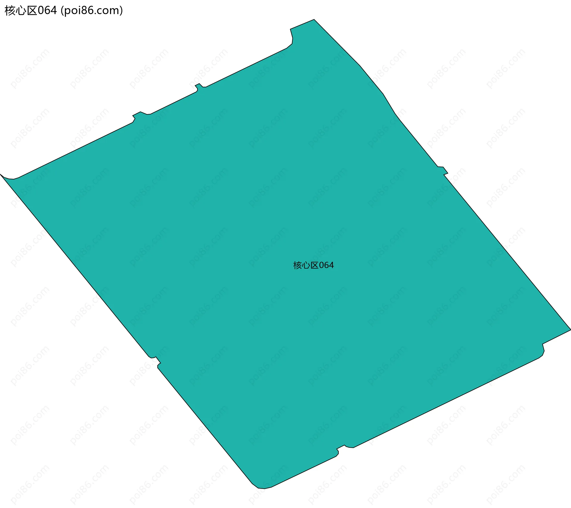 核心区064边界地图