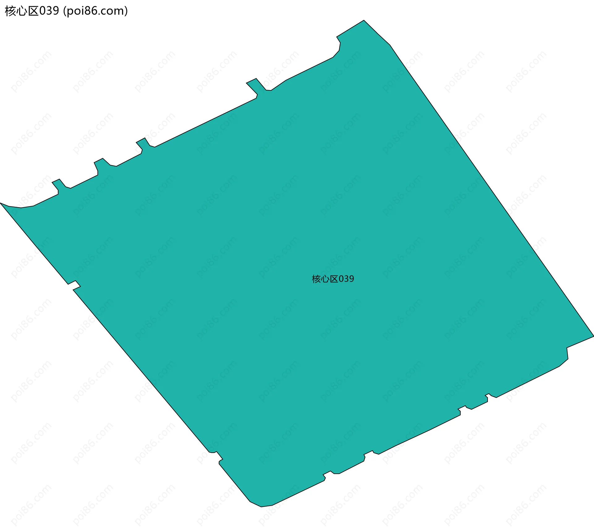 核心区039边界地图