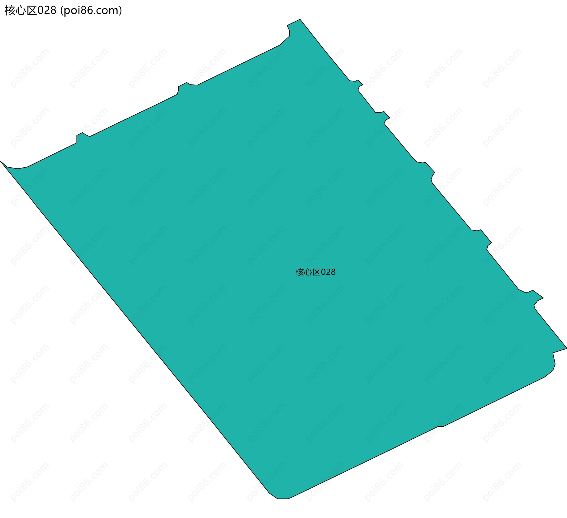 核心区028边界地图