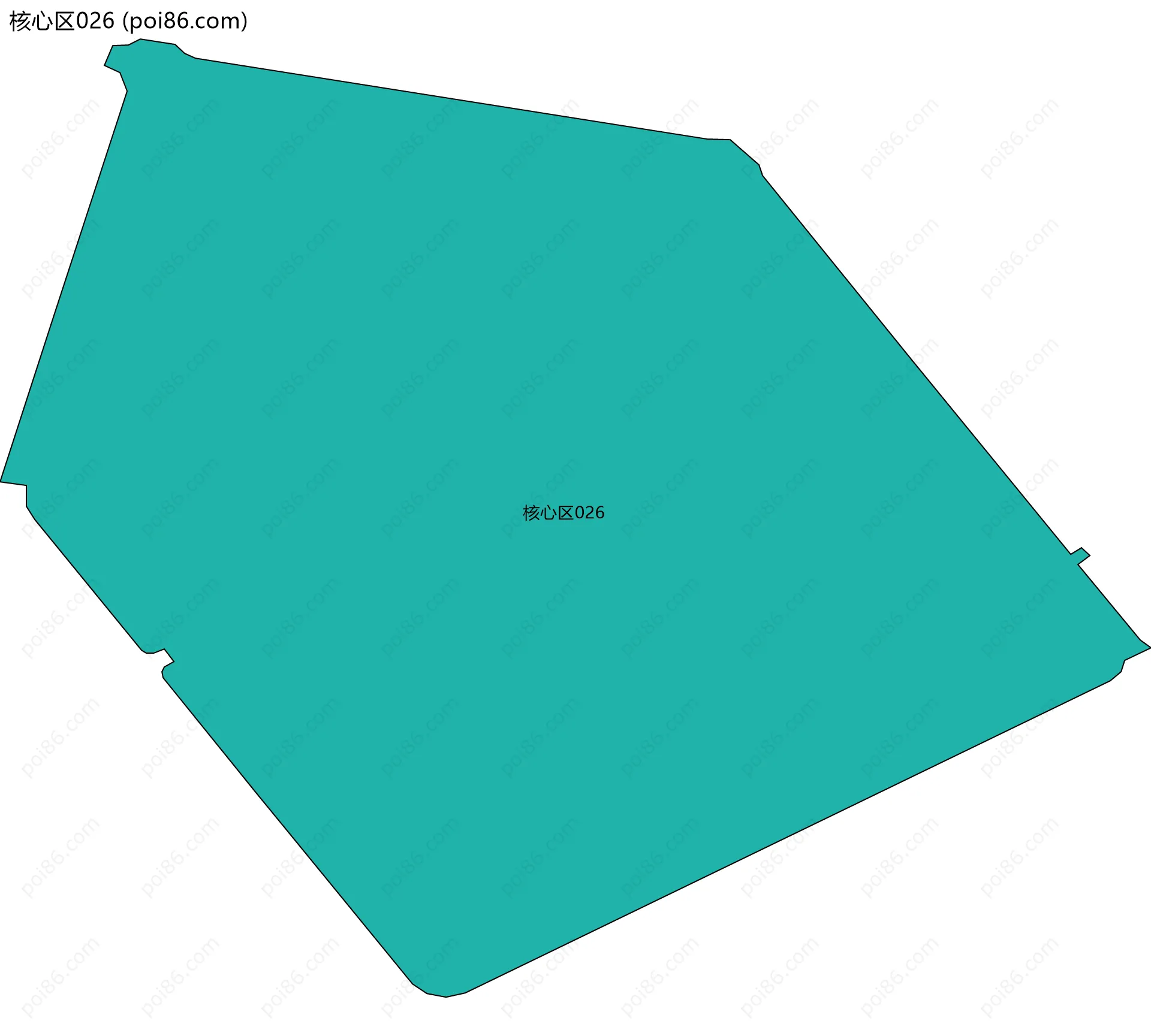 核心区026边界地图