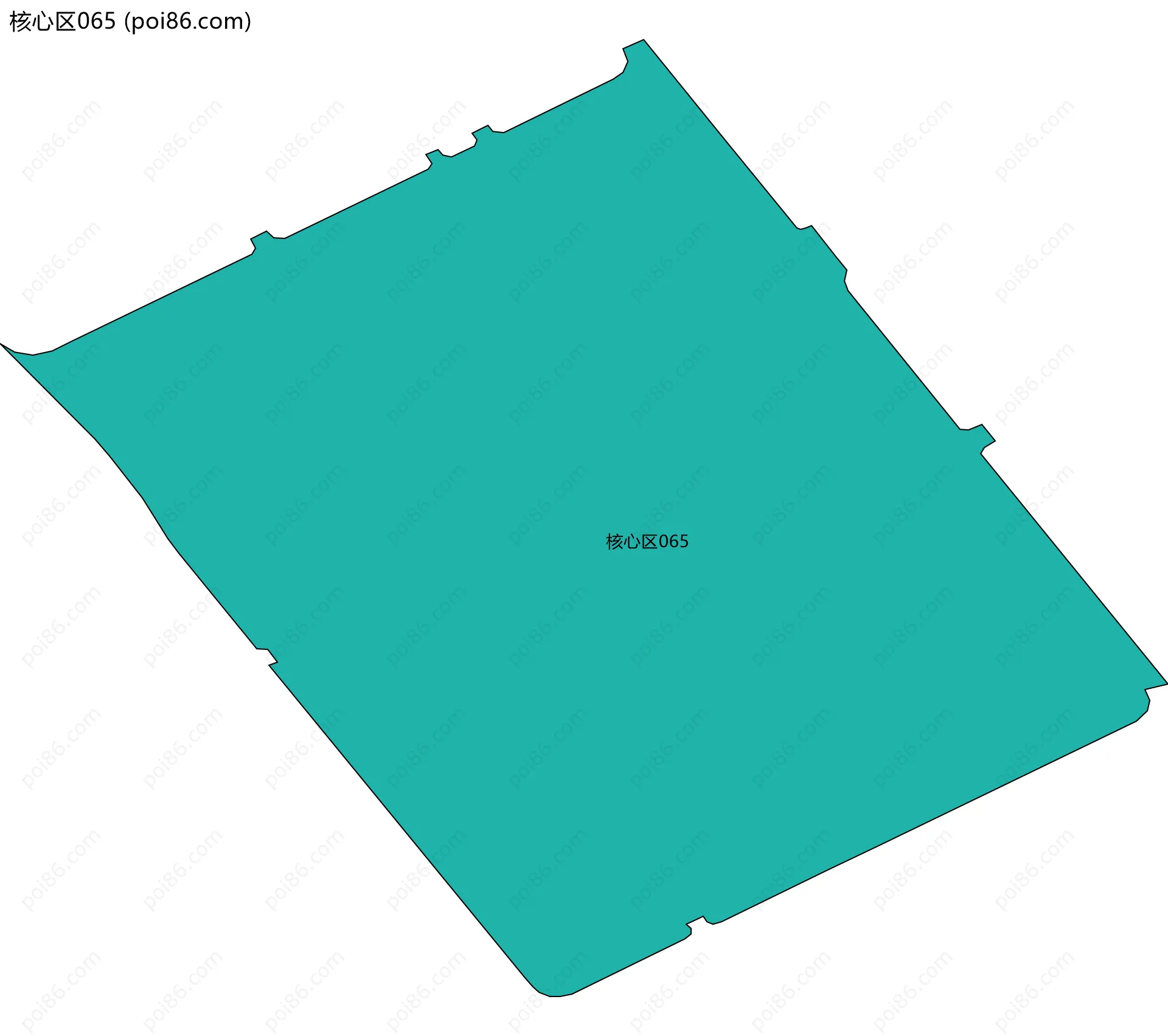 核心区065边界地图