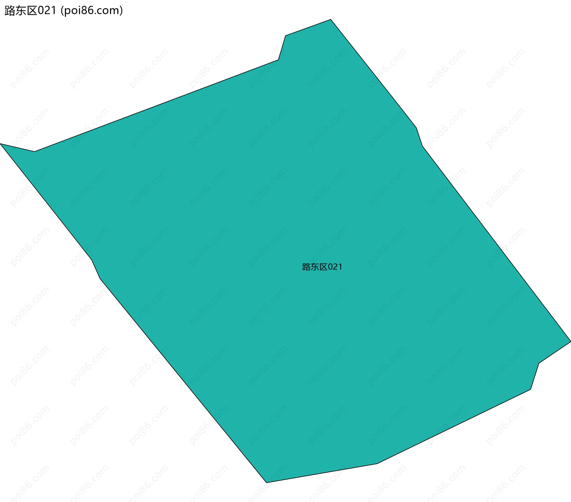 路东区021边界地图