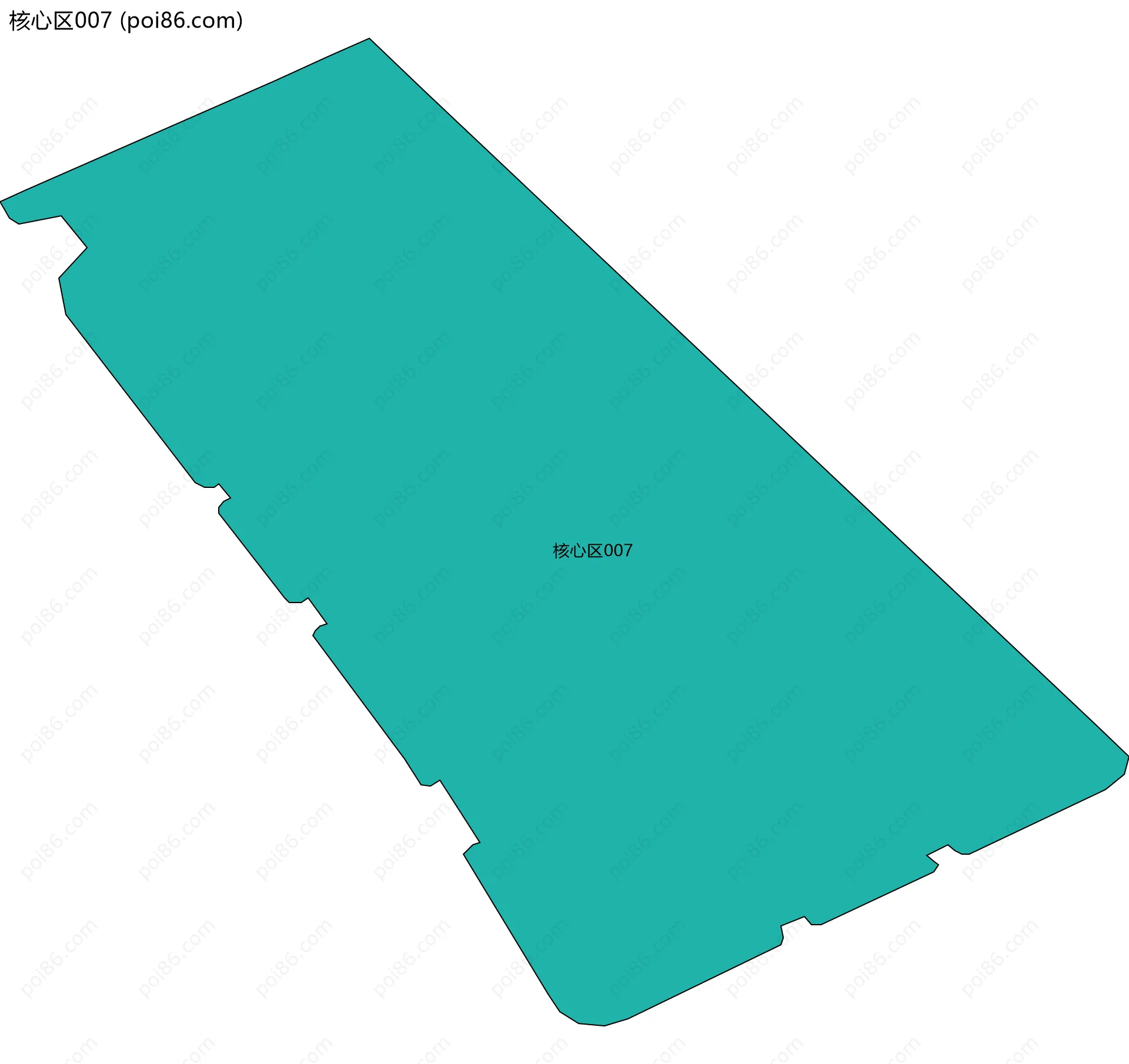核心区007边界地图