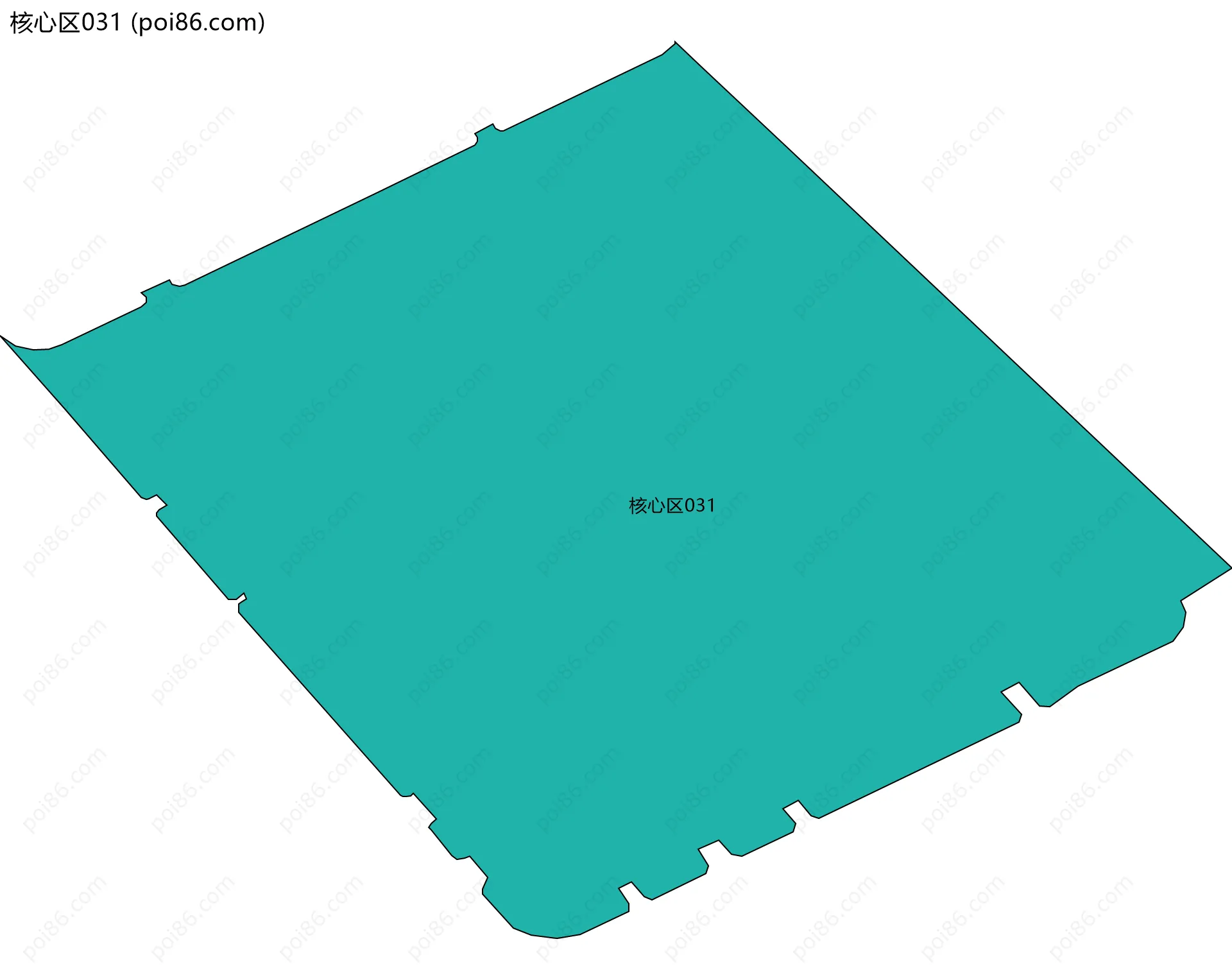 核心区031边界地图