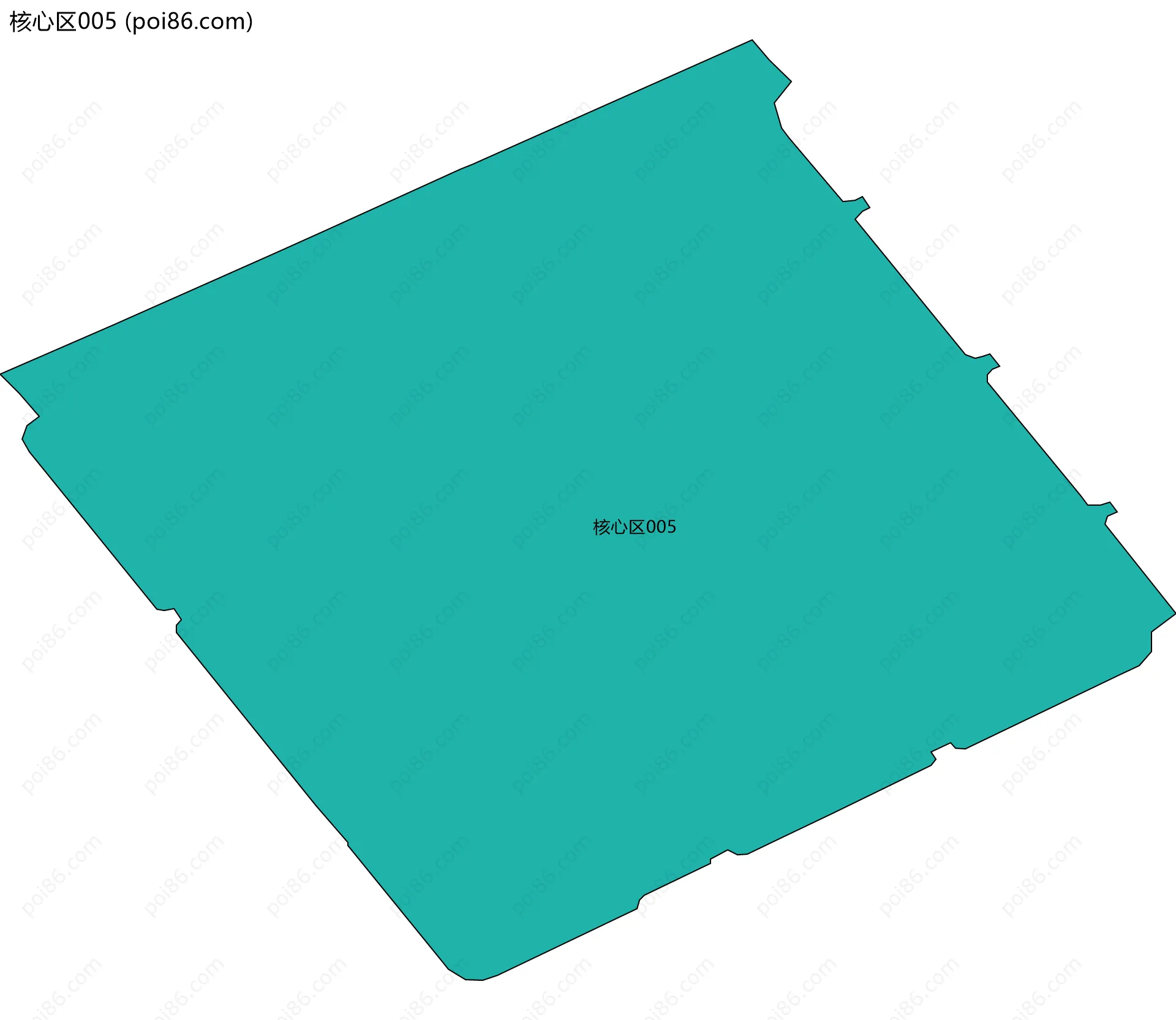 核心区005边界地图