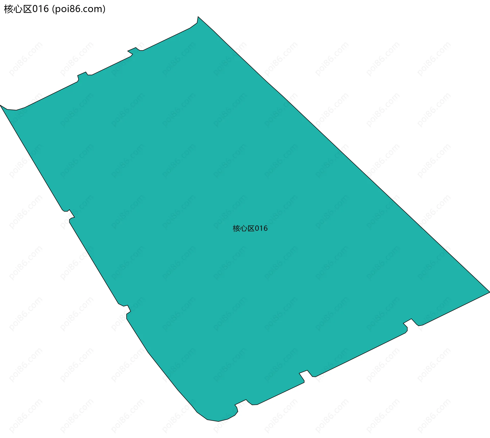 核心区016边界地图