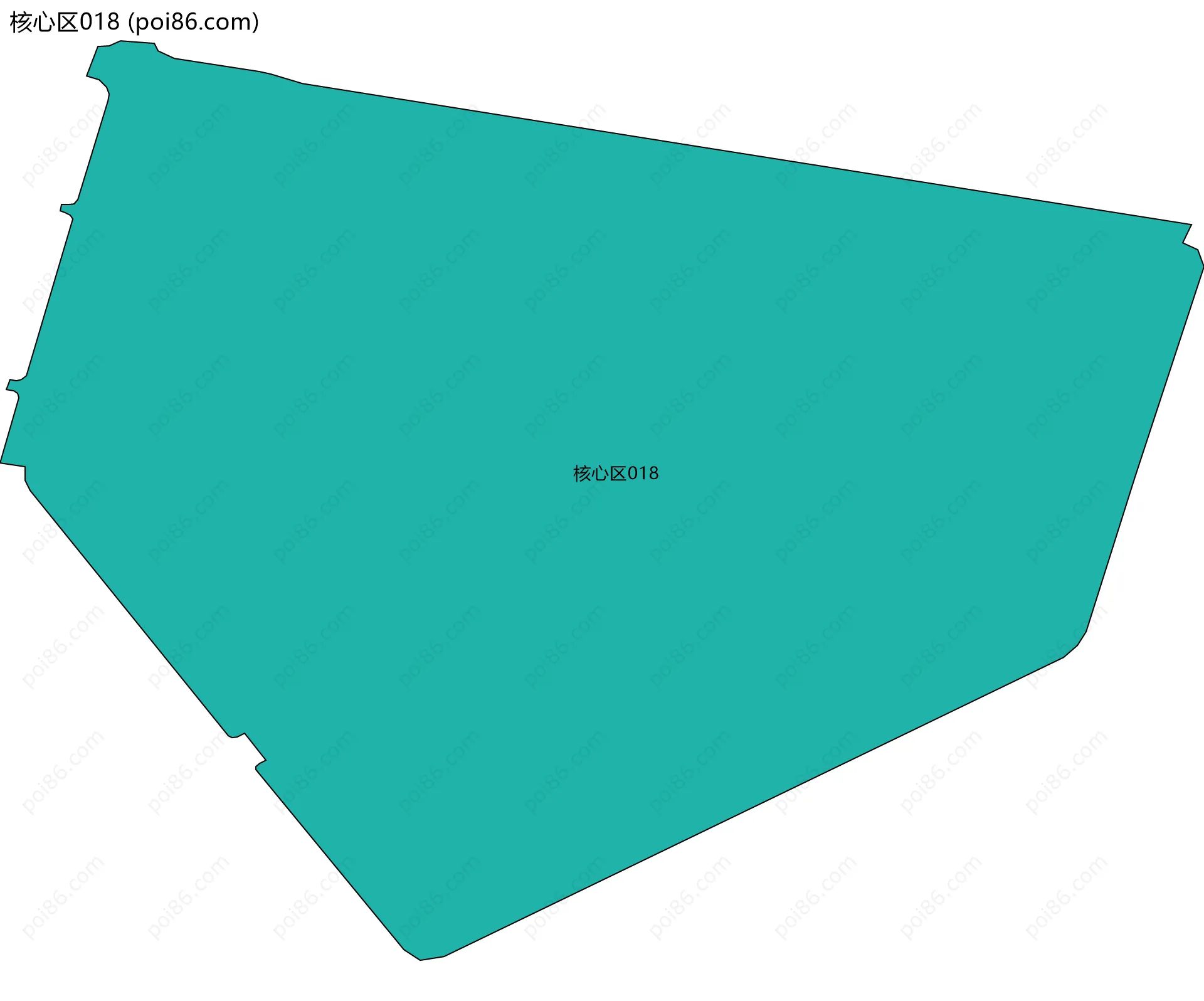 核心区018边界地图