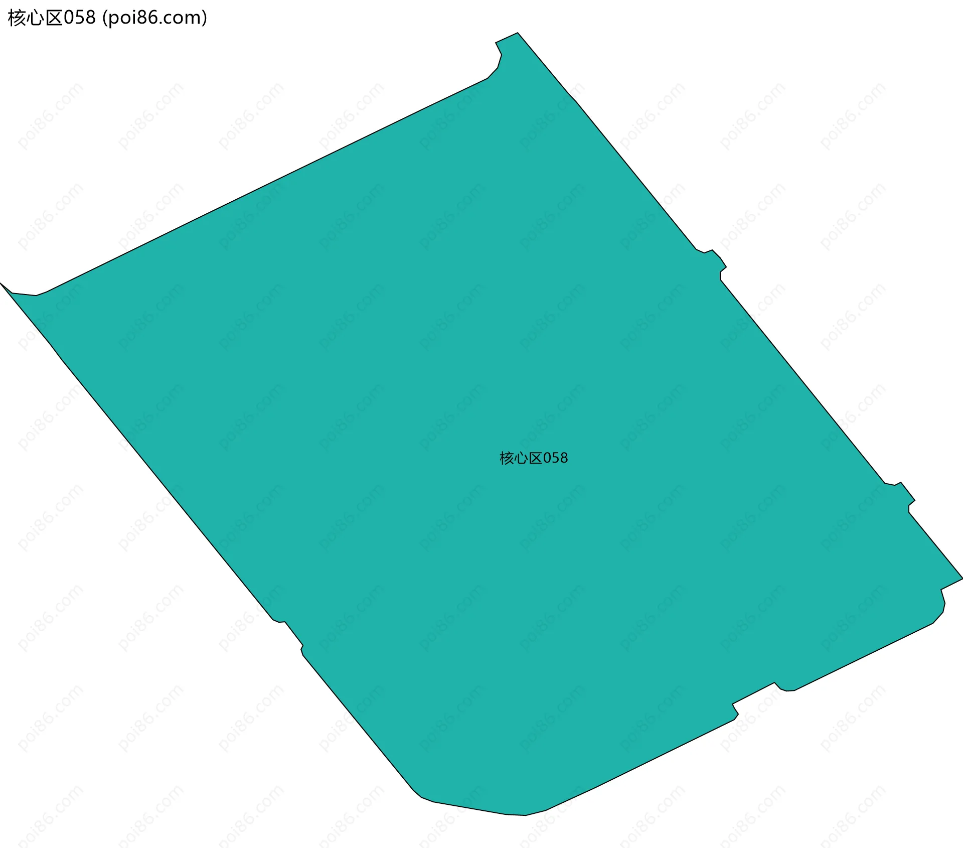 核心区058边界地图
