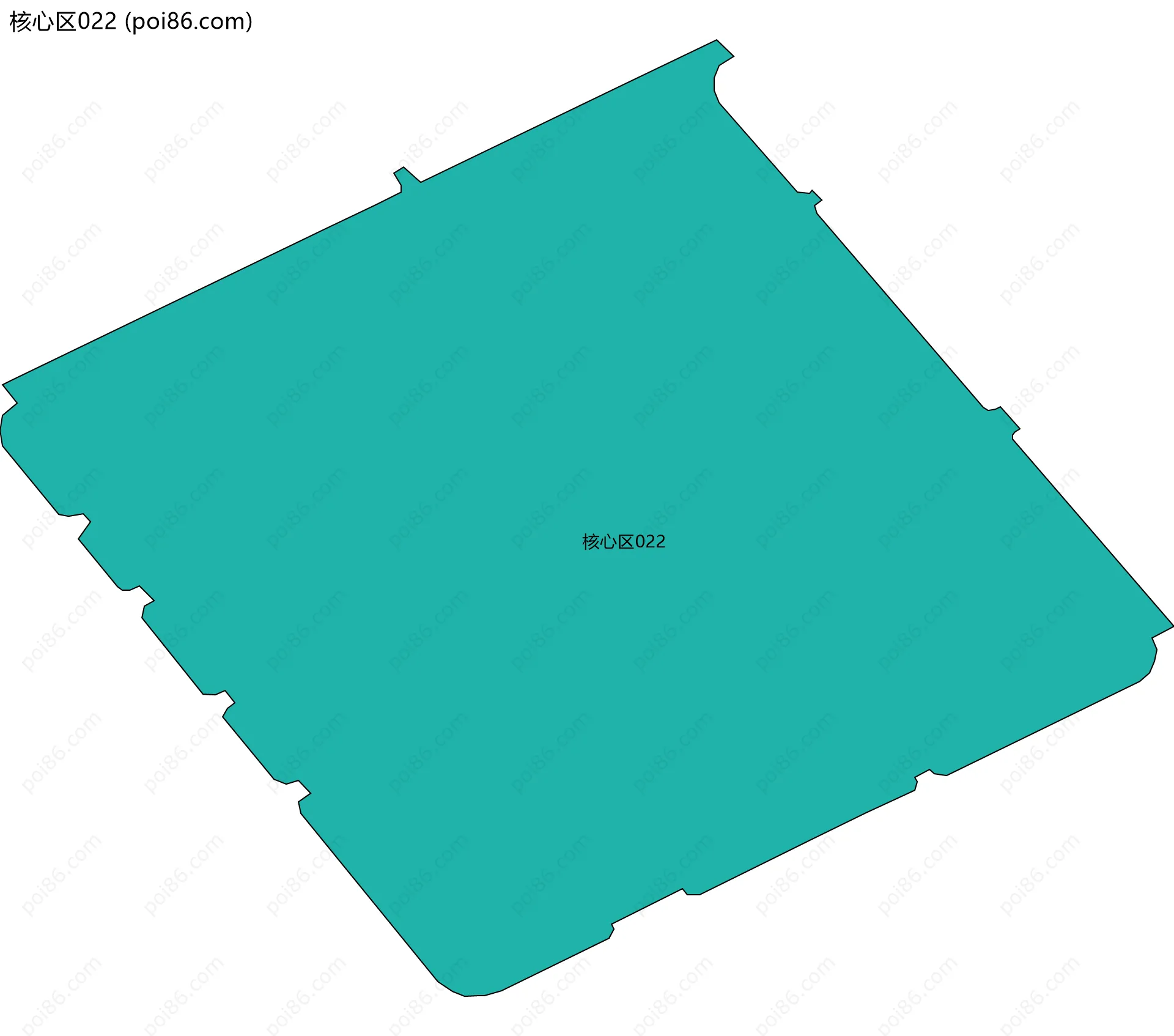 核心区022边界地图