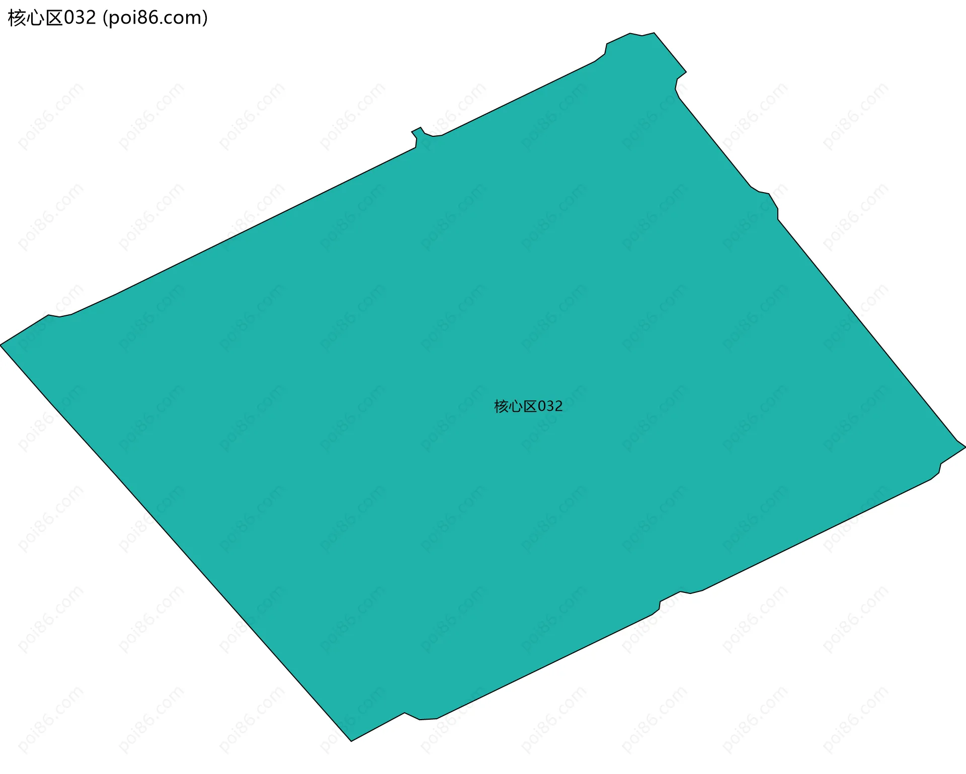 核心区032边界地图