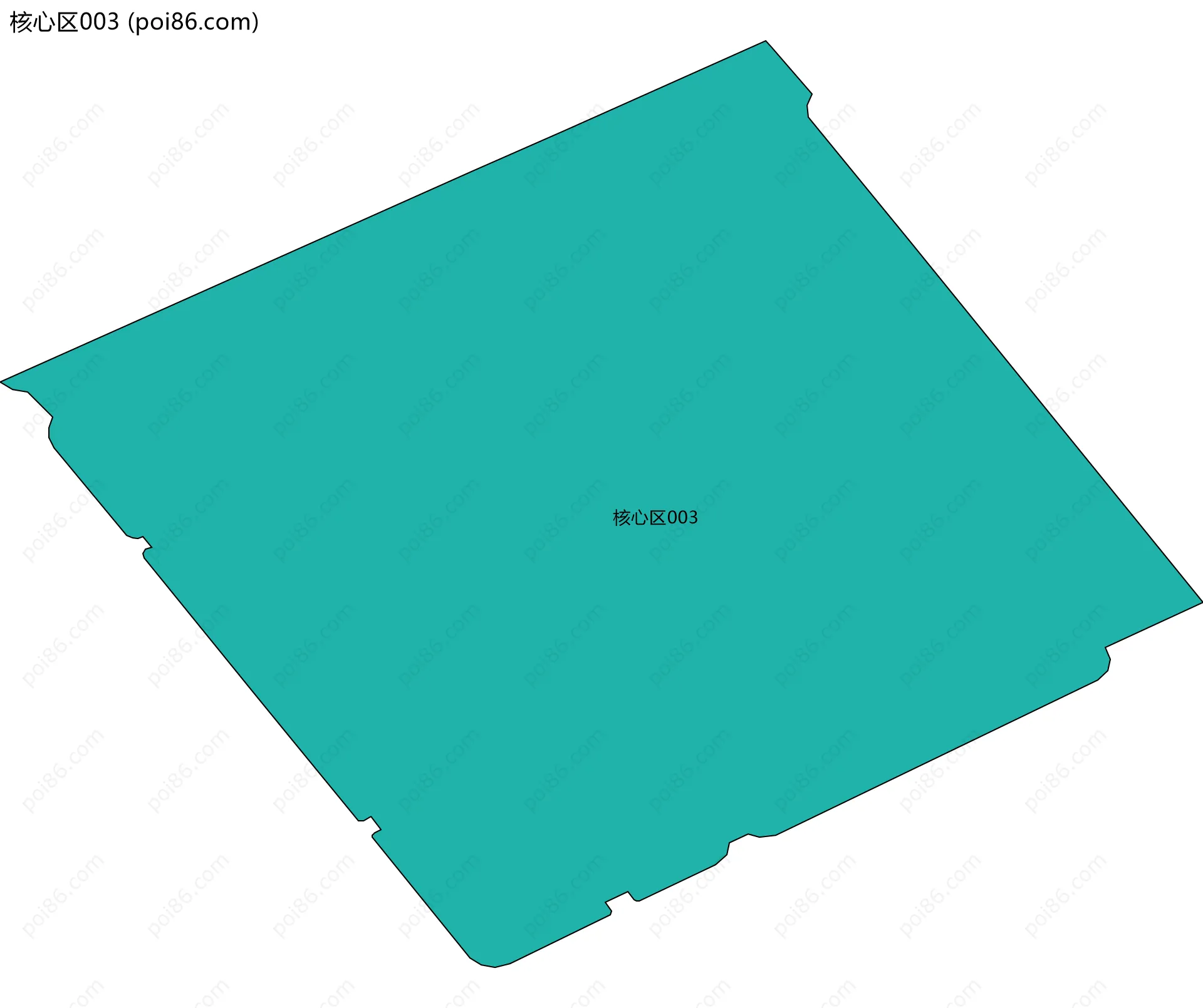 核心区003边界地图