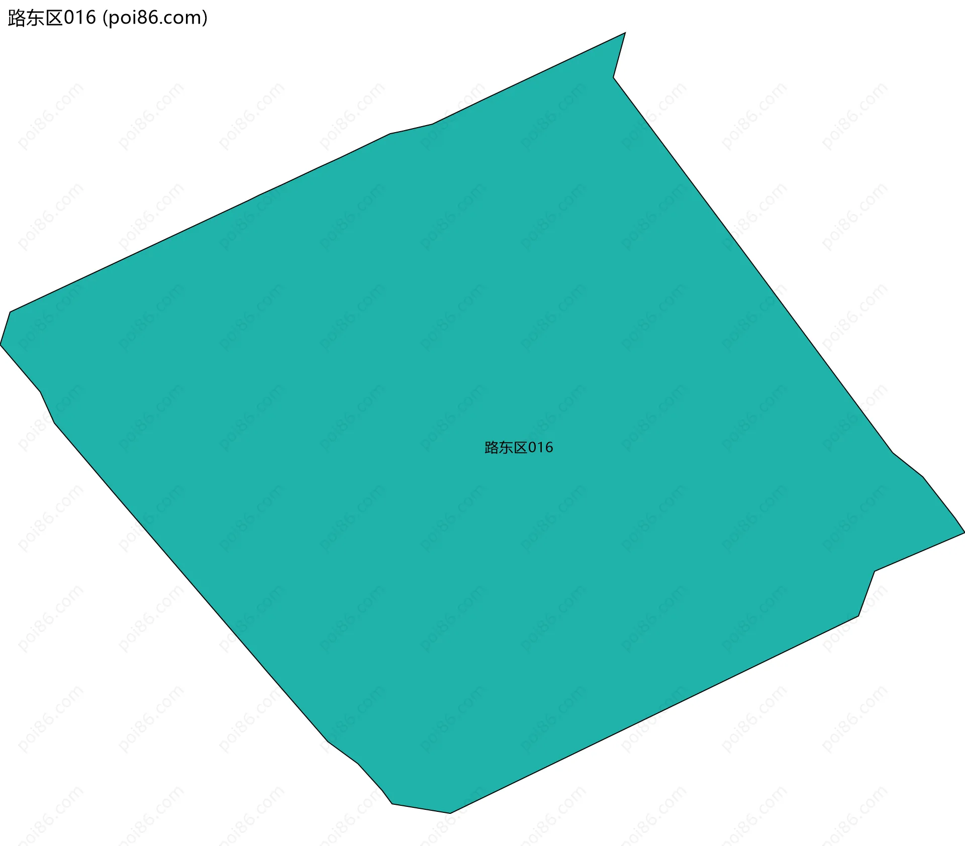 路东区016边界地图