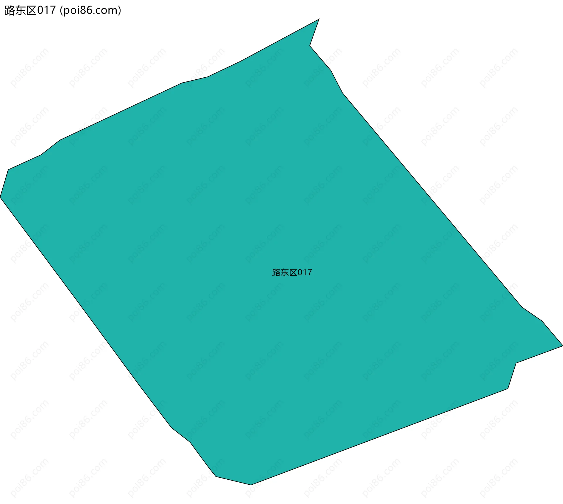 路东区017边界地图