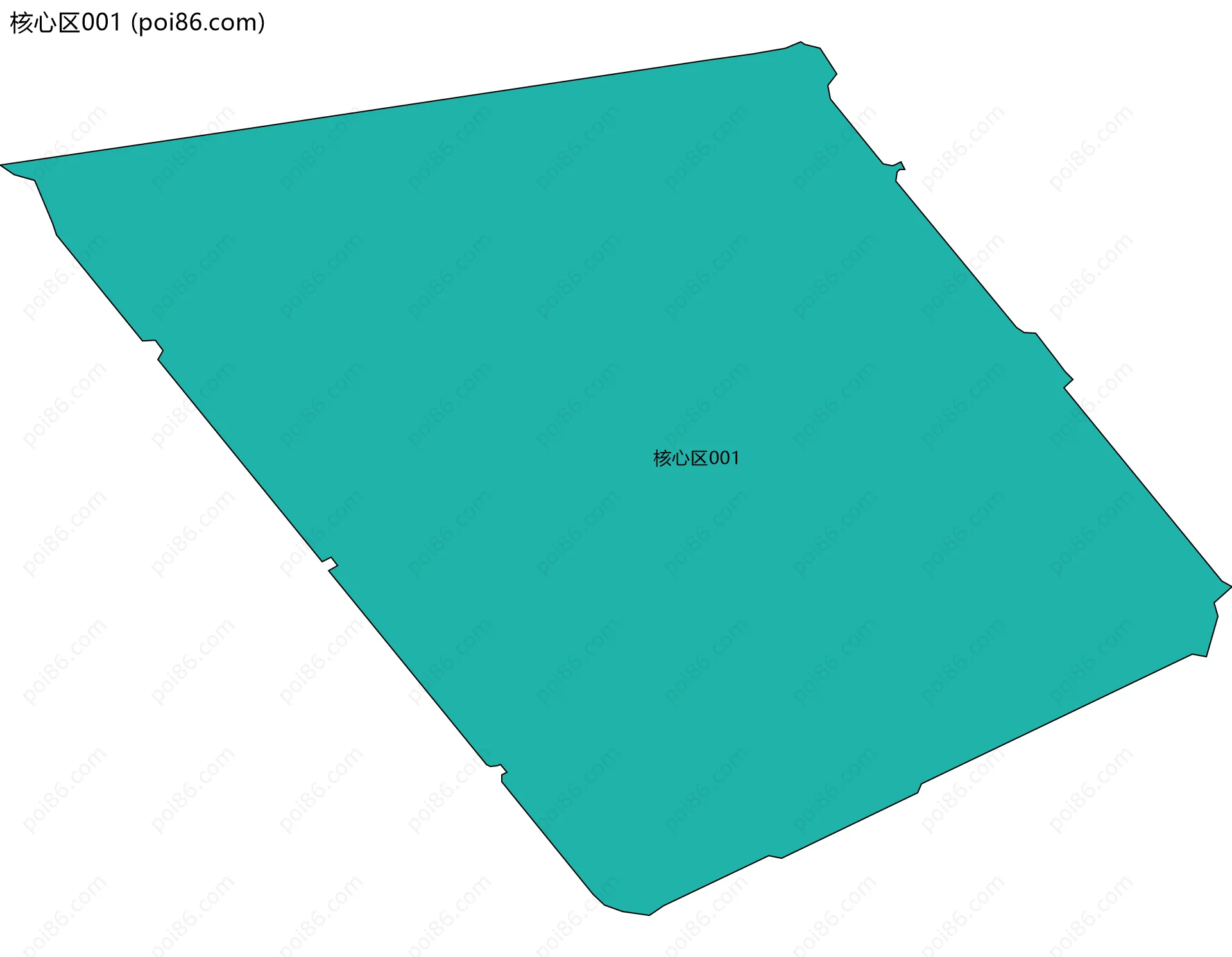 核心区001边界地图