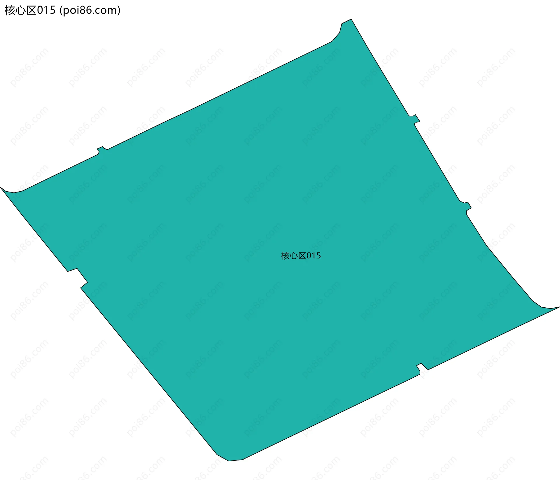 核心区015边界地图
