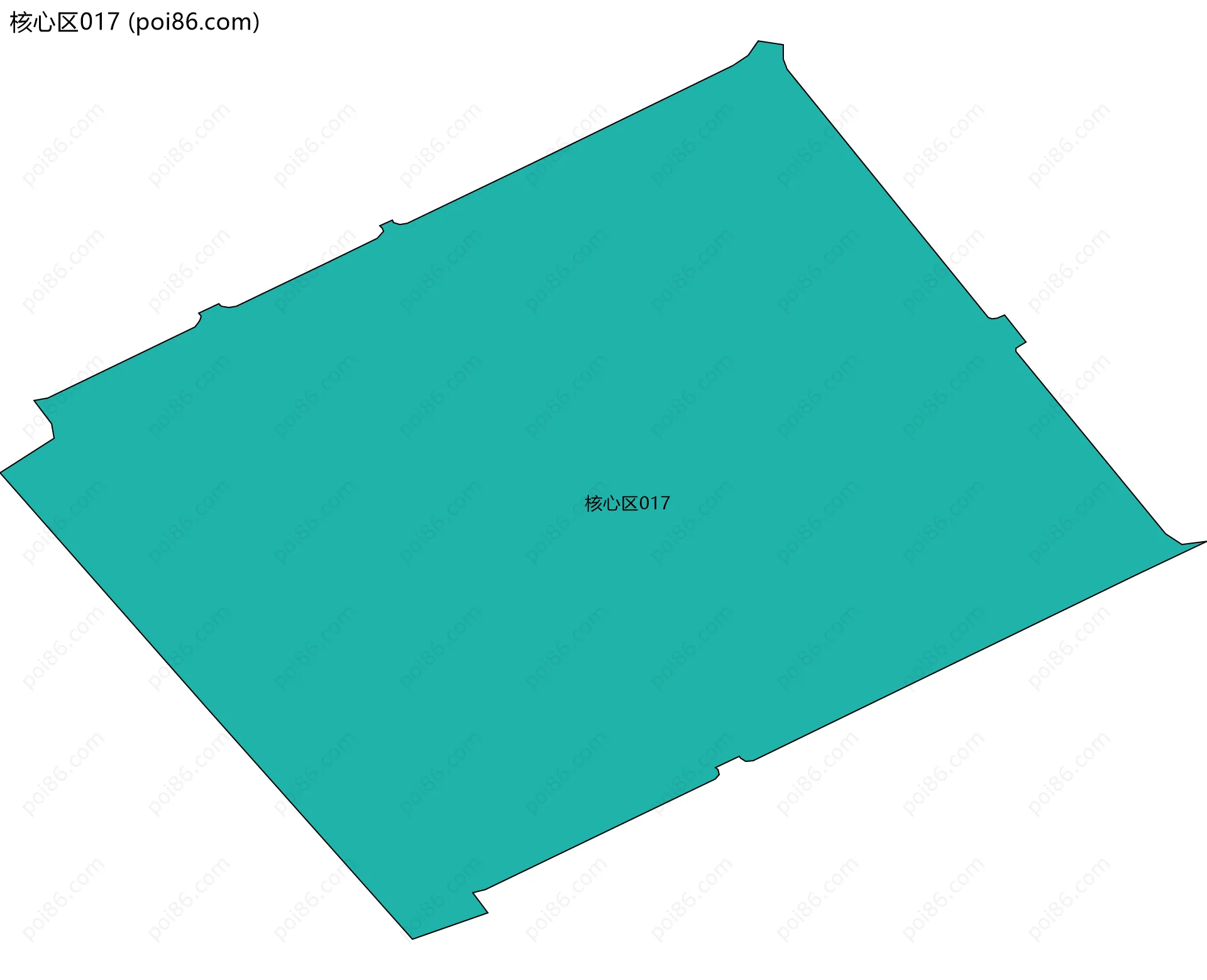 核心区017边界地图