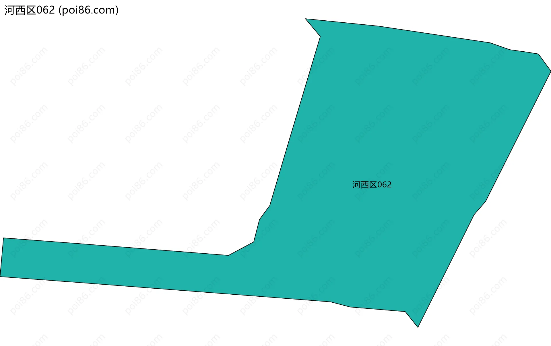 河西区062边界地图