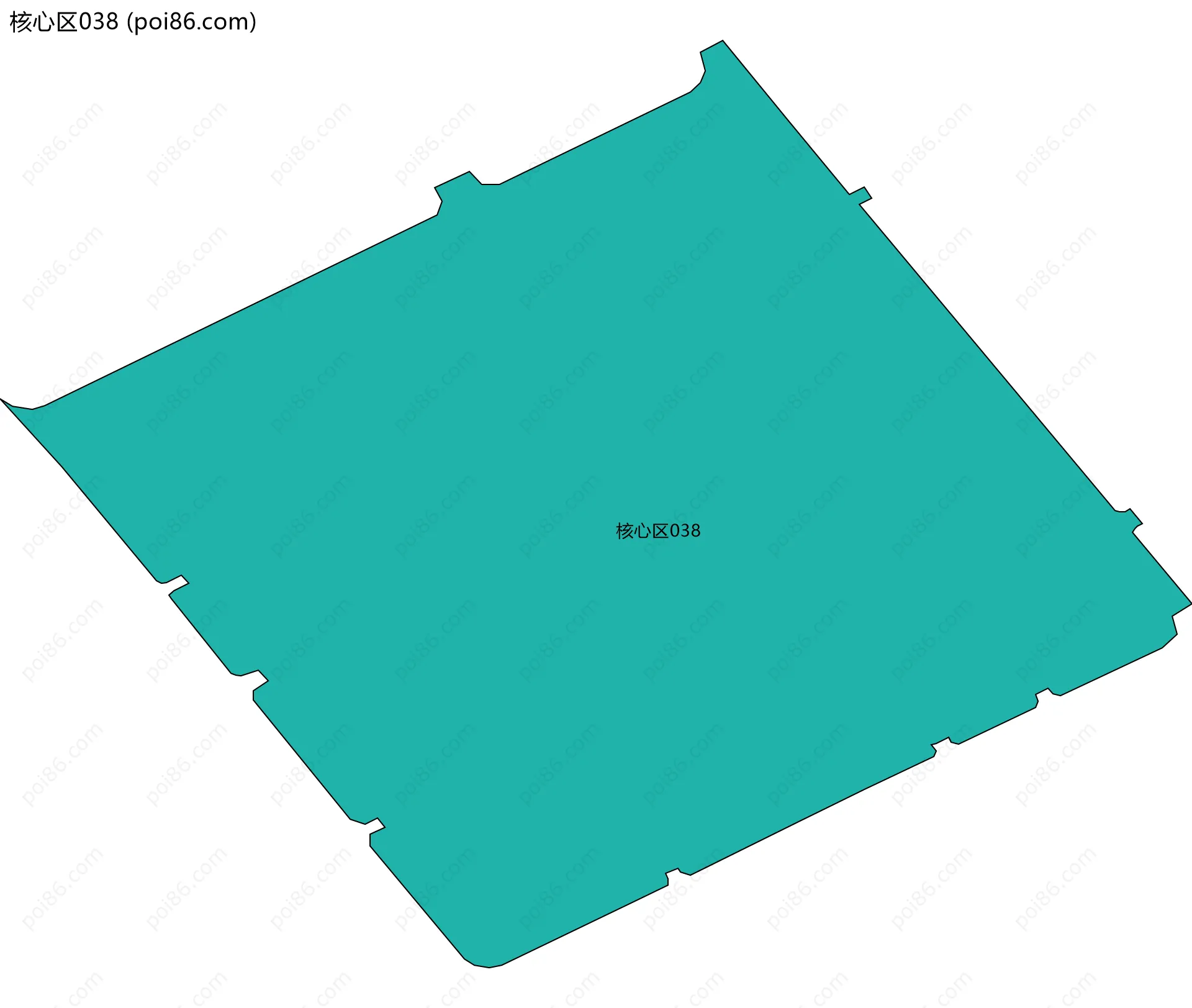 核心区038边界地图