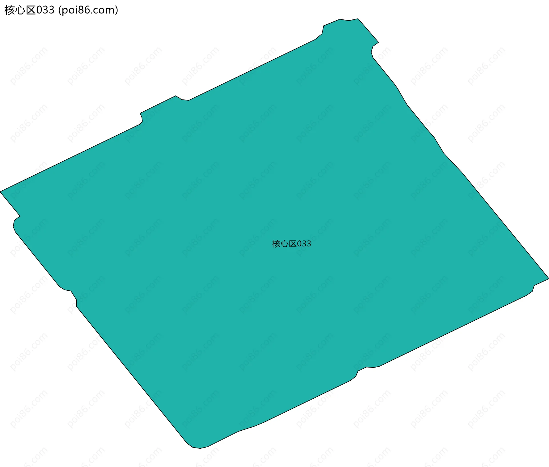 核心区033边界地图