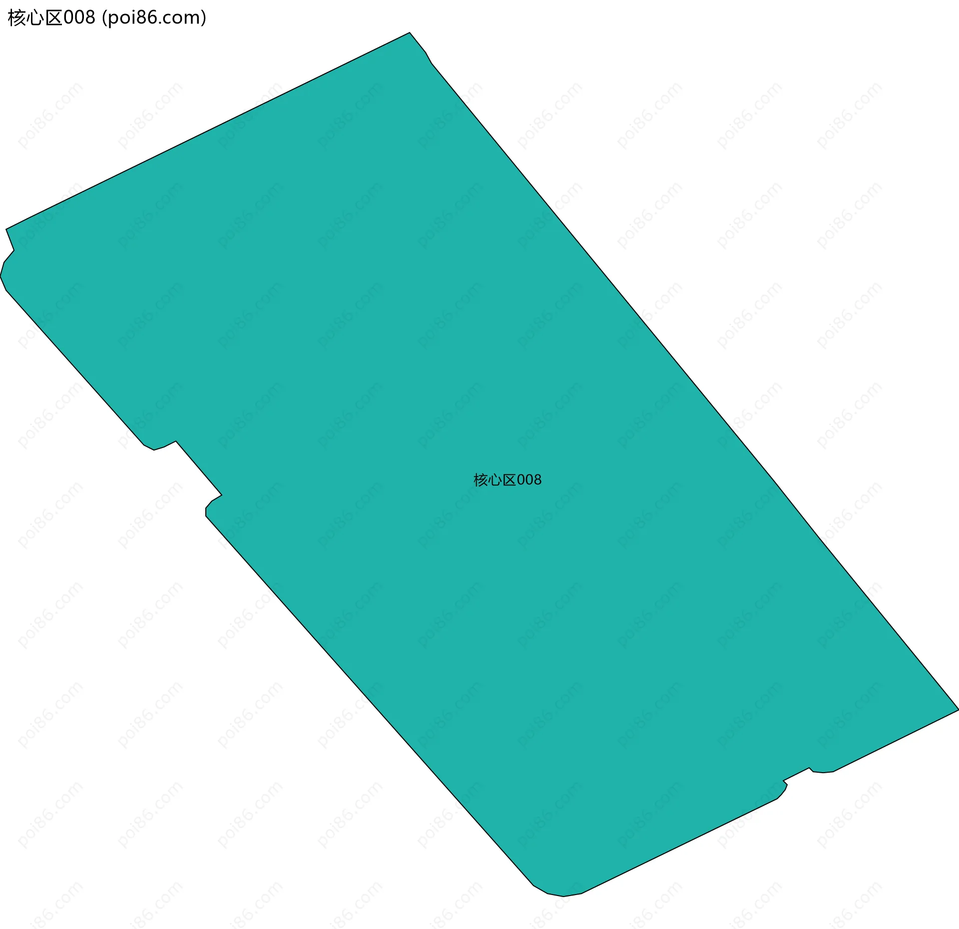 核心区008边界地图