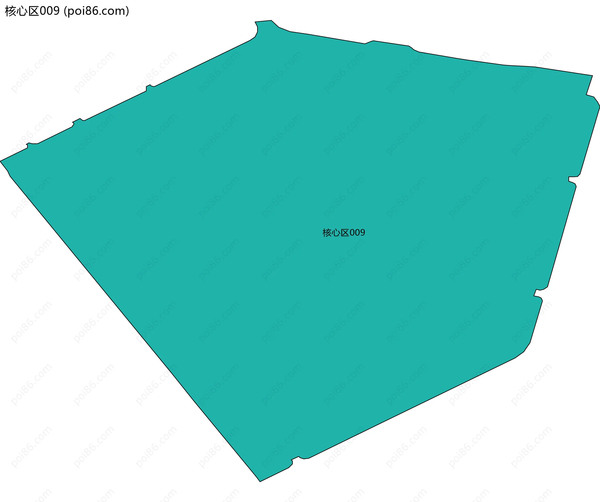 核心区009边界地图