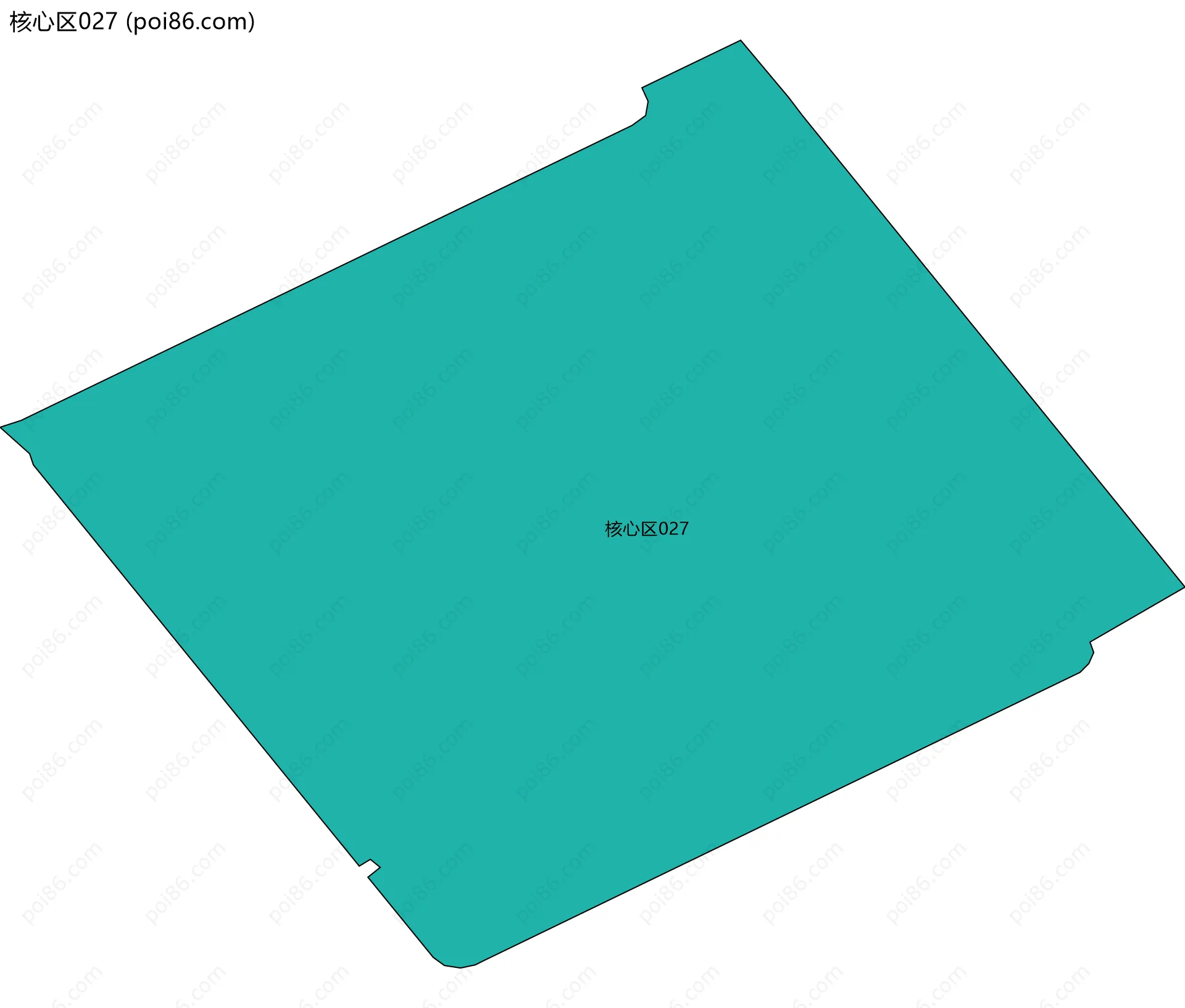 核心区027边界地图