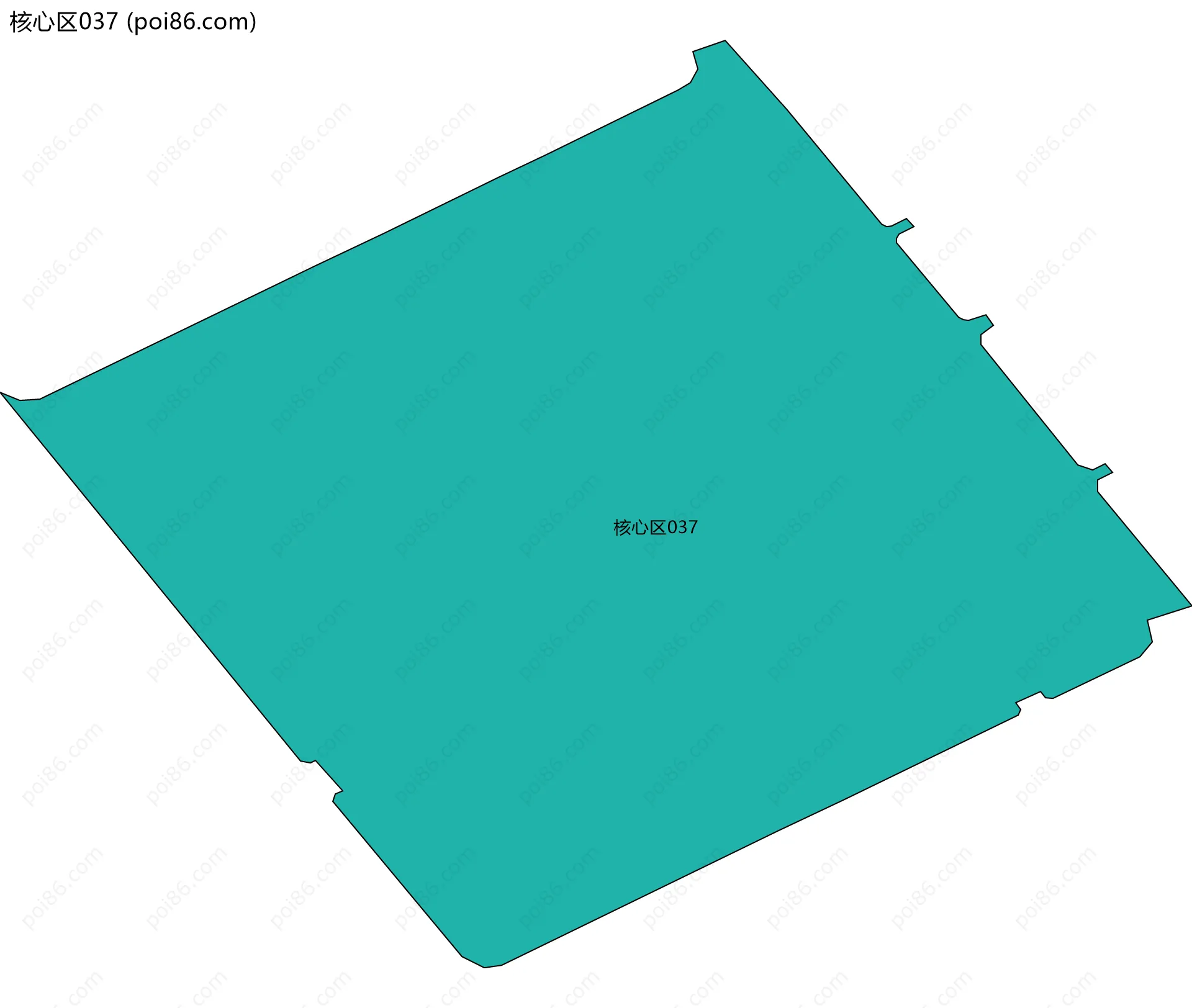 核心区037边界地图