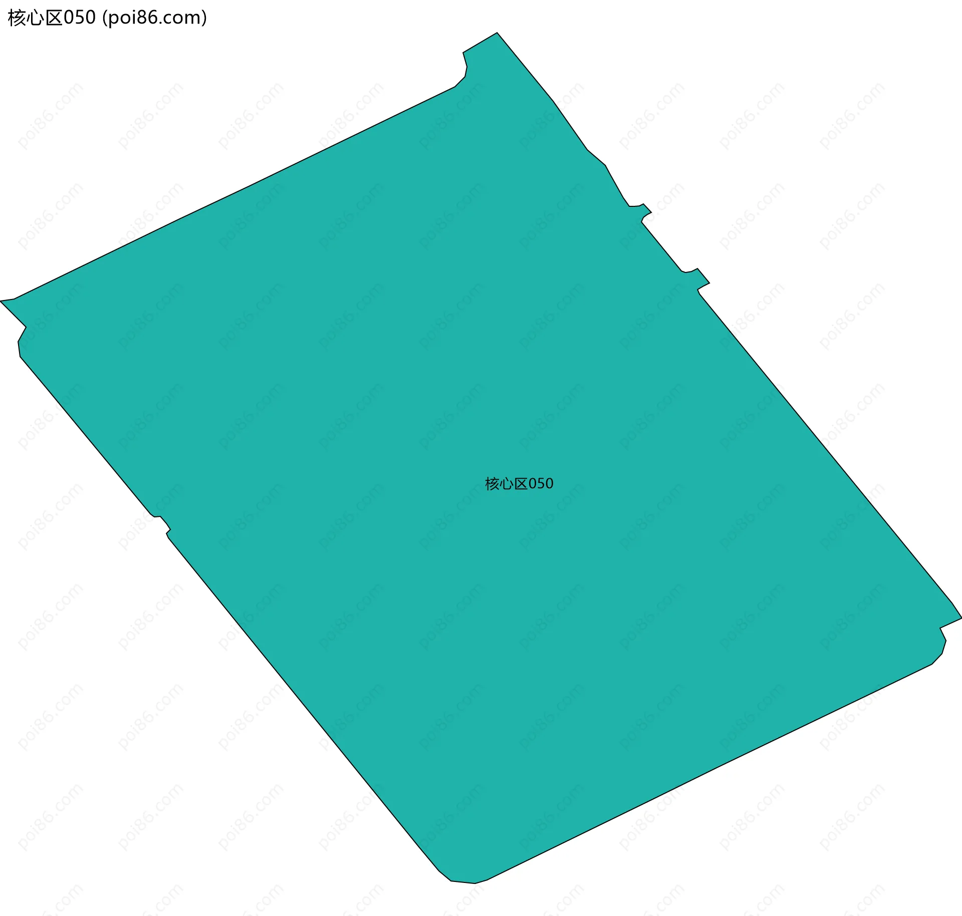 核心区050边界地图