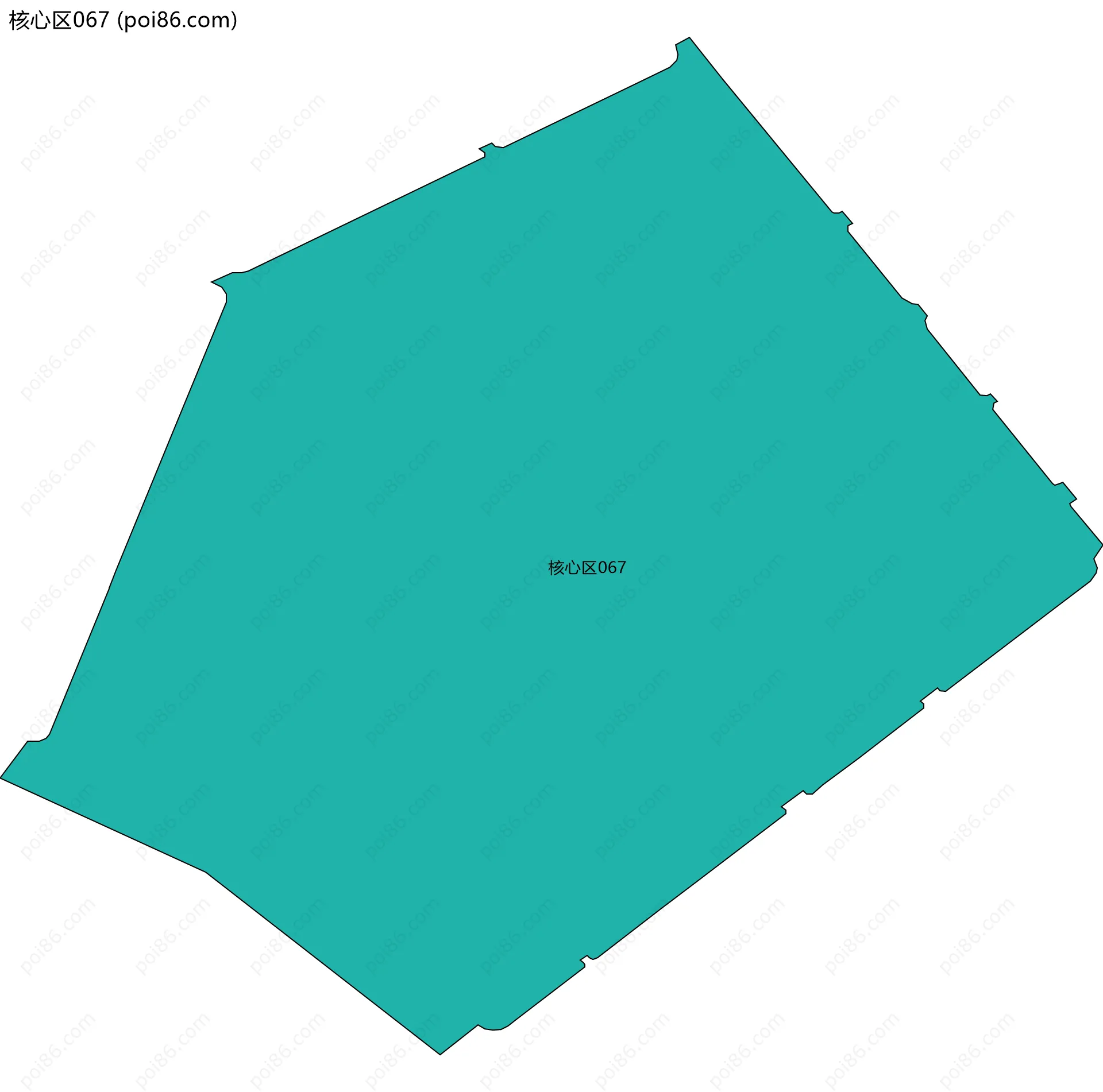 核心区067边界地图