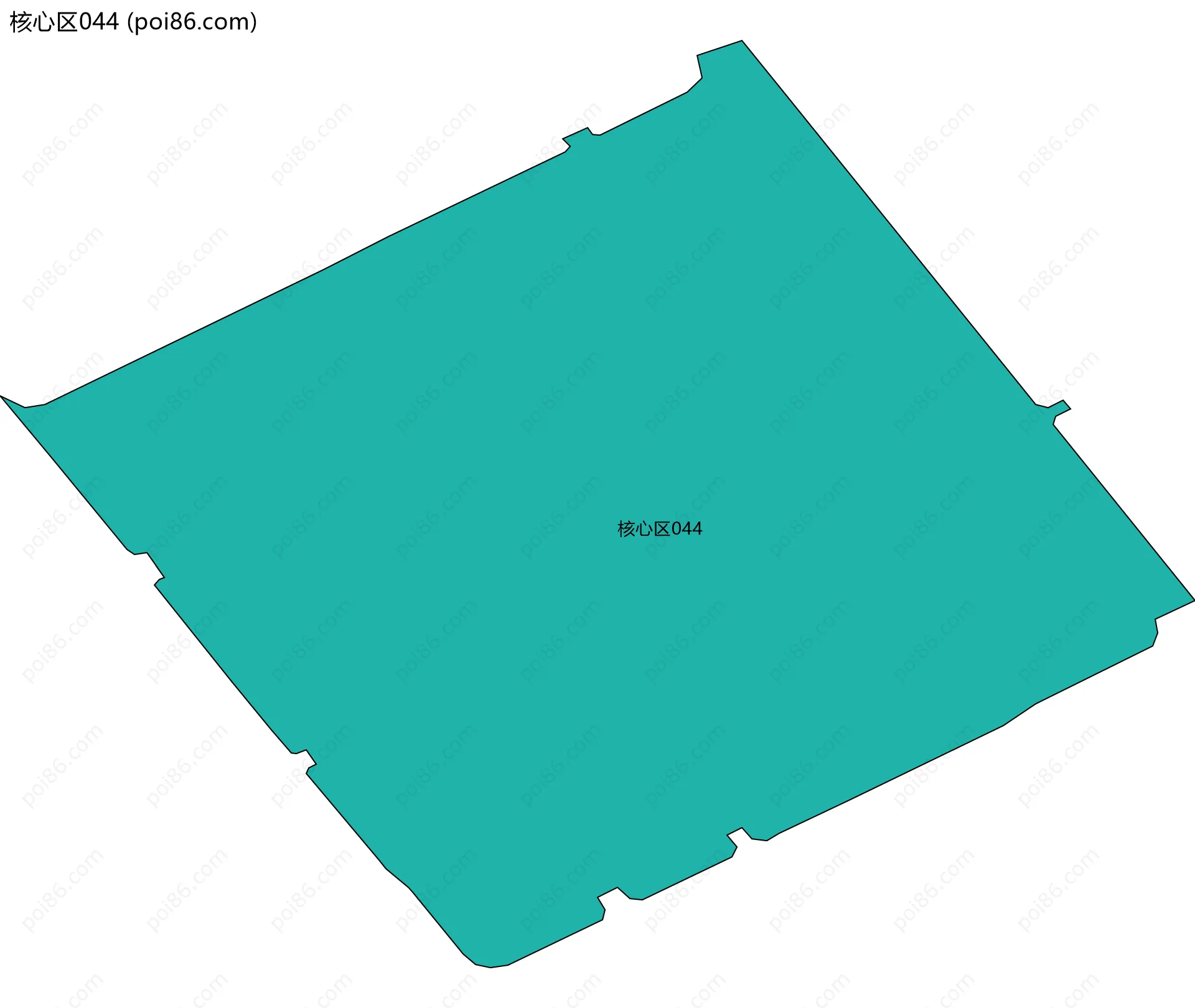 核心区044边界地图