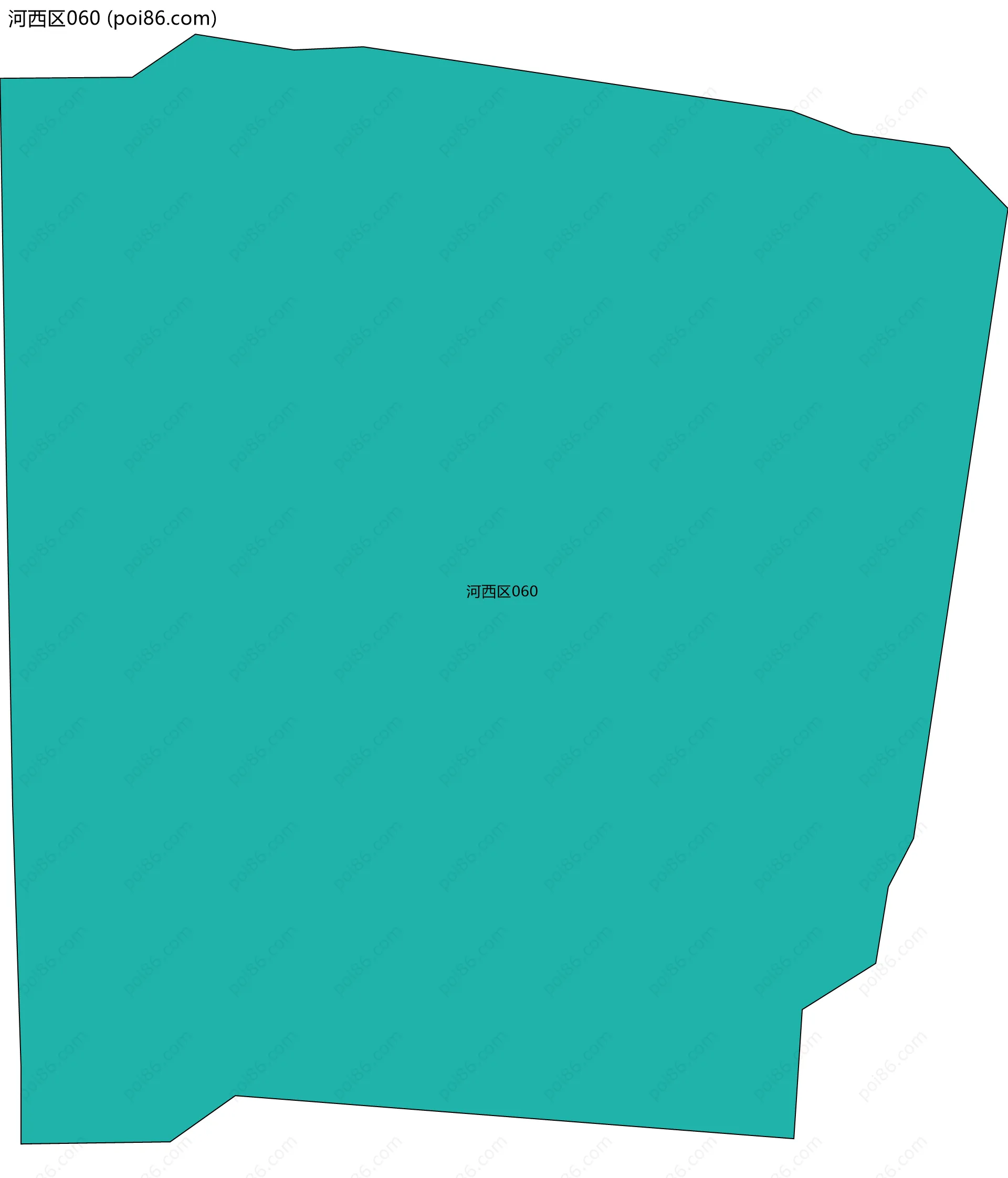 河西区060边界地图