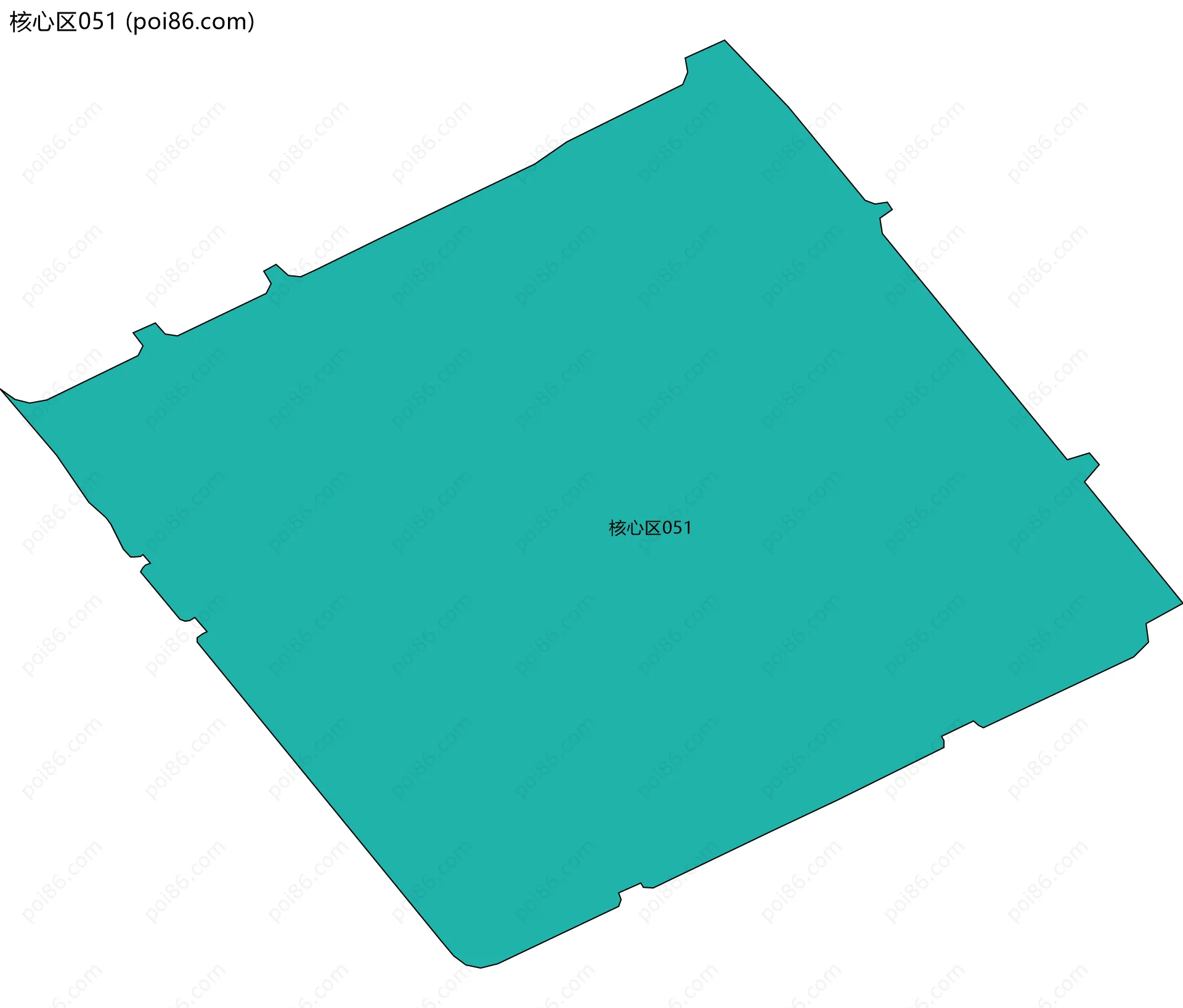 核心区051边界地图