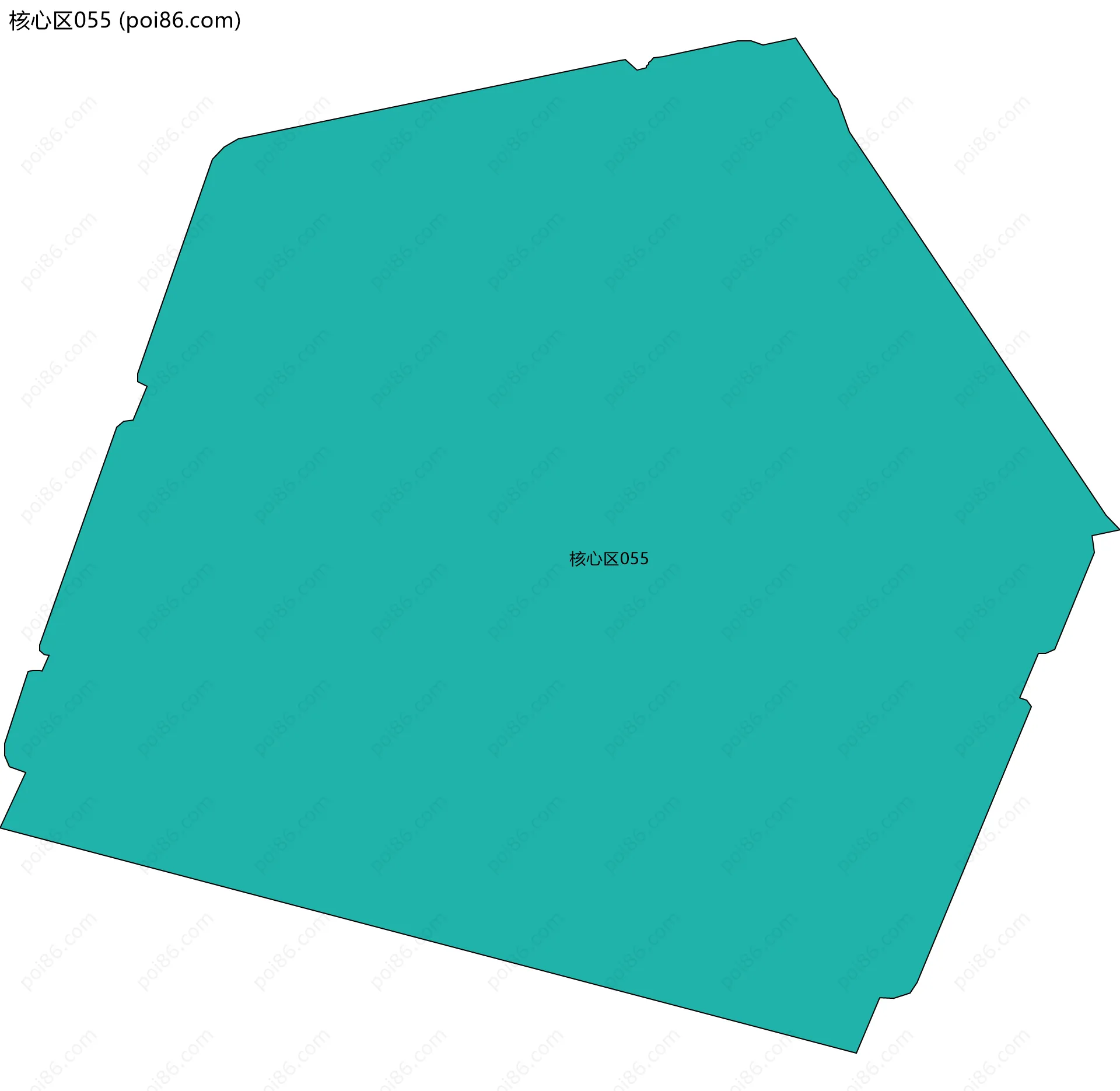 核心区055边界地图