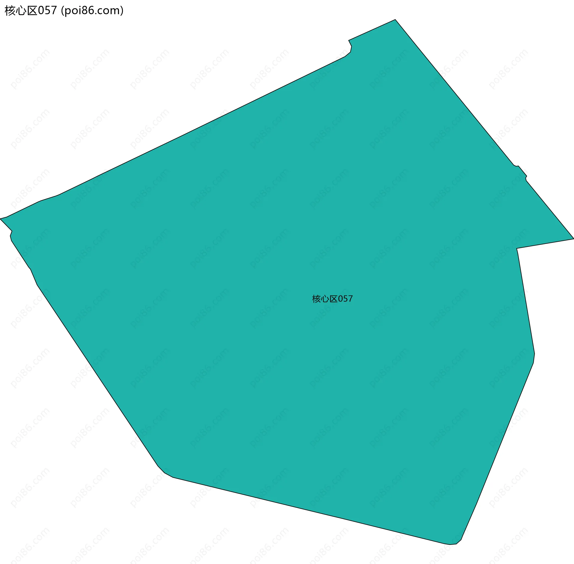 核心区057边界地图