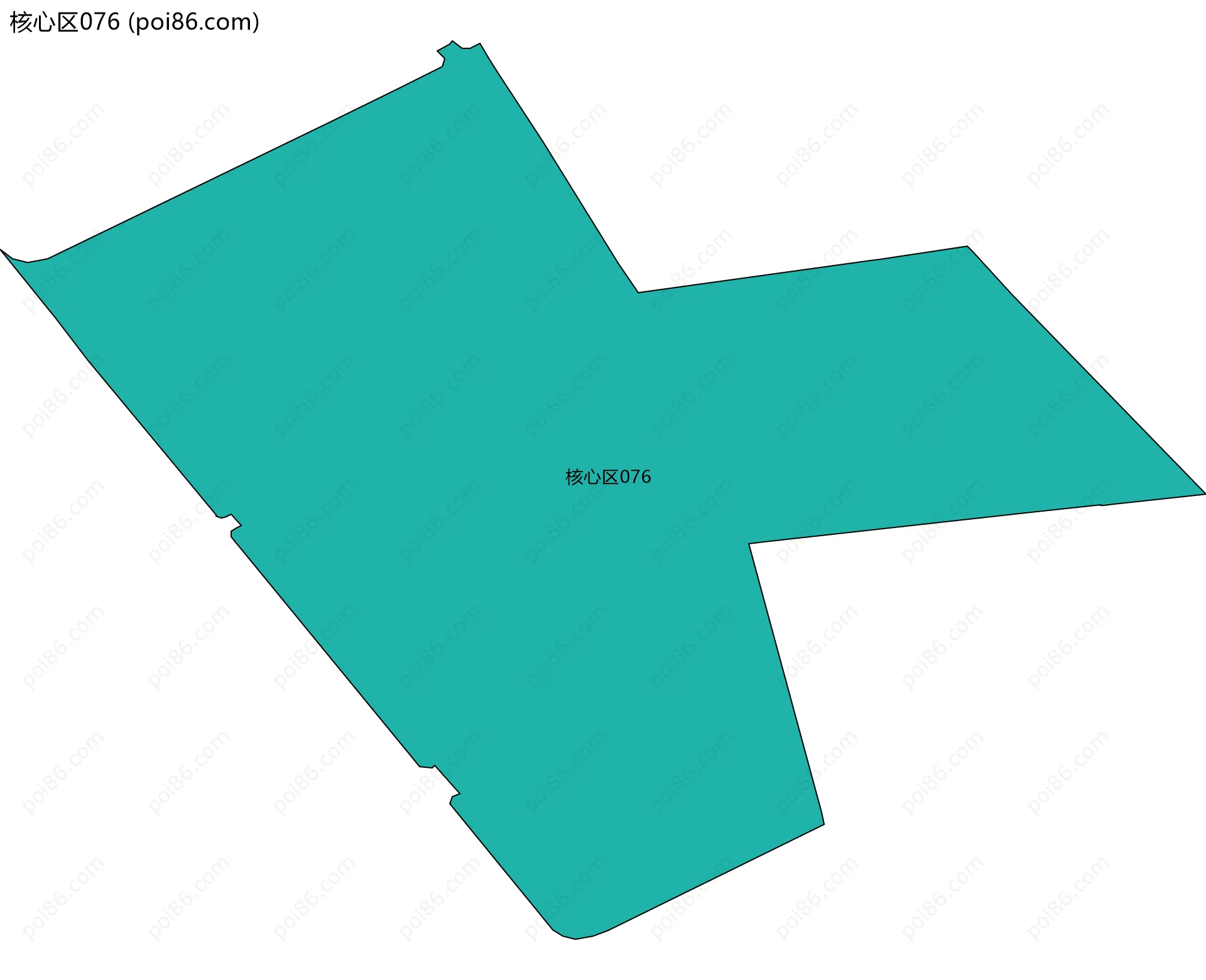 核心区076边界地图