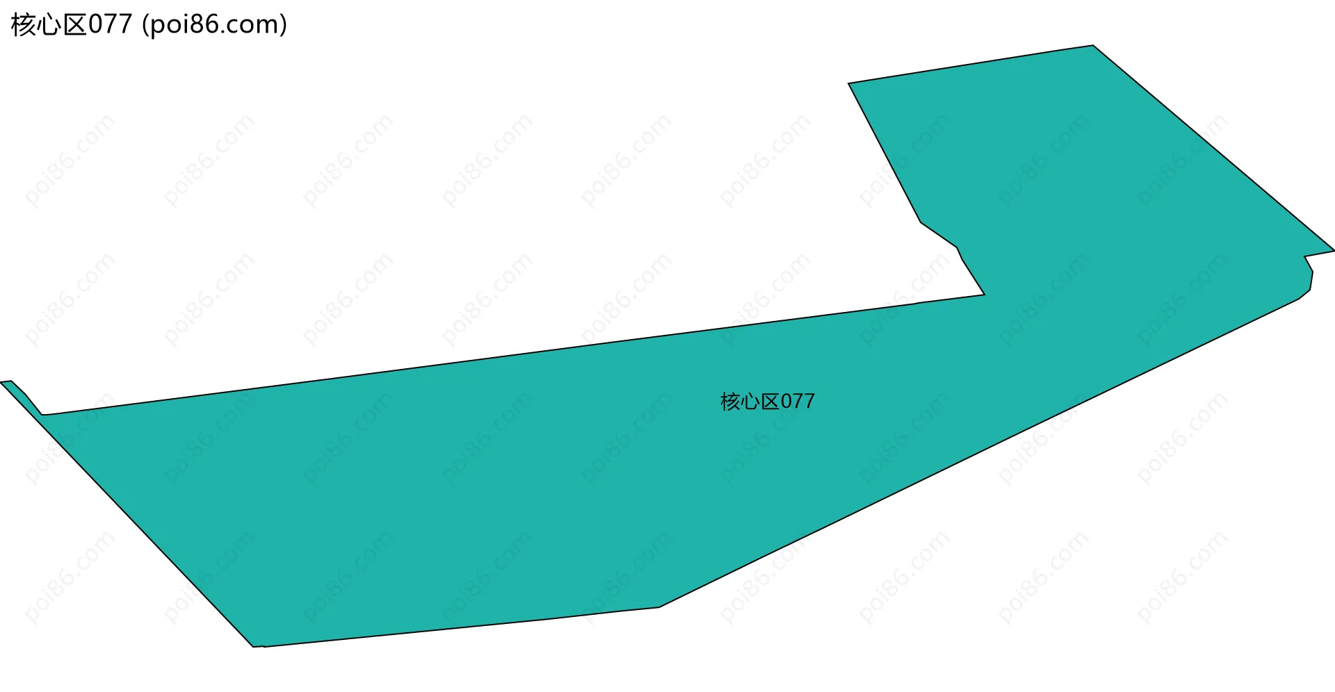 核心区077边界地图
