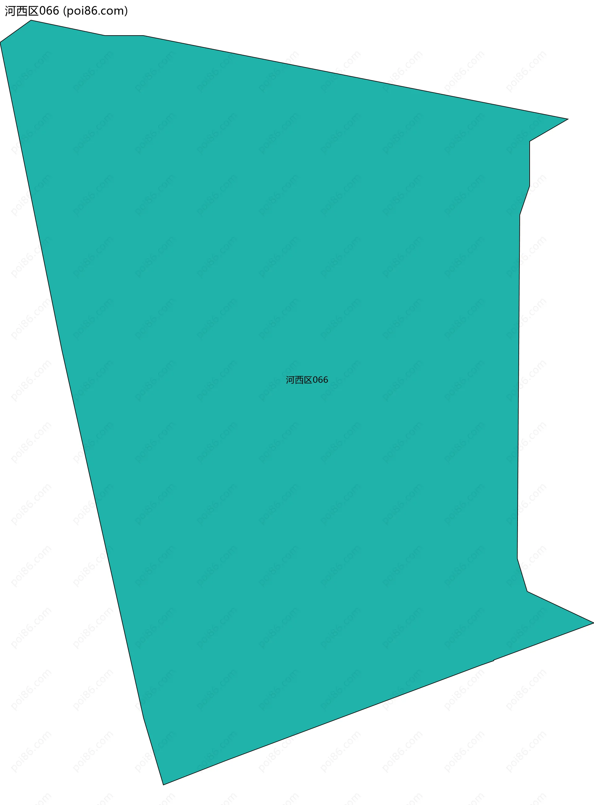 河西区066边界地图