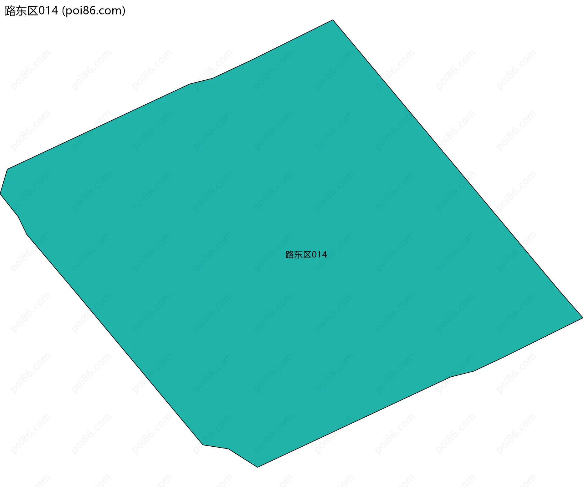 路东区014边界地图